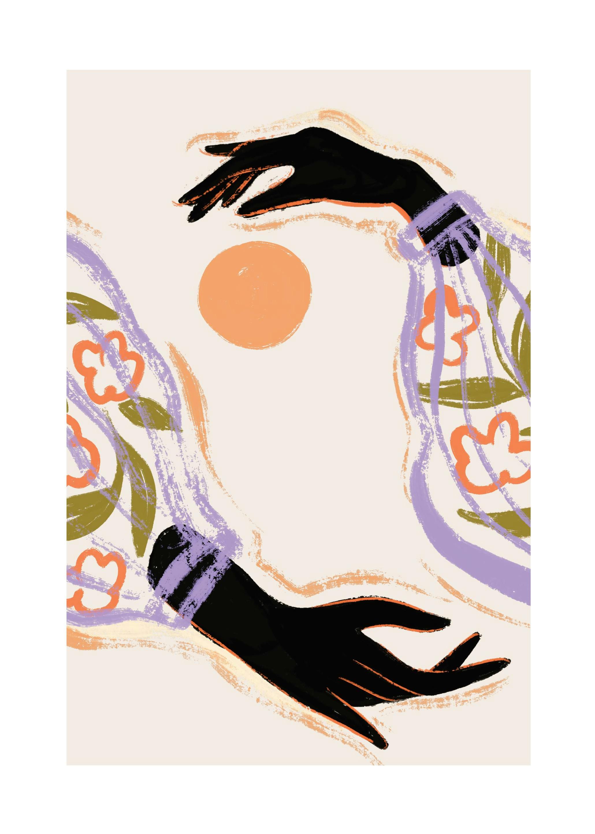 Arty Guava - Lay Hoon - Embrace the Sun Affiche (30x40 cm) - Lay Hoon