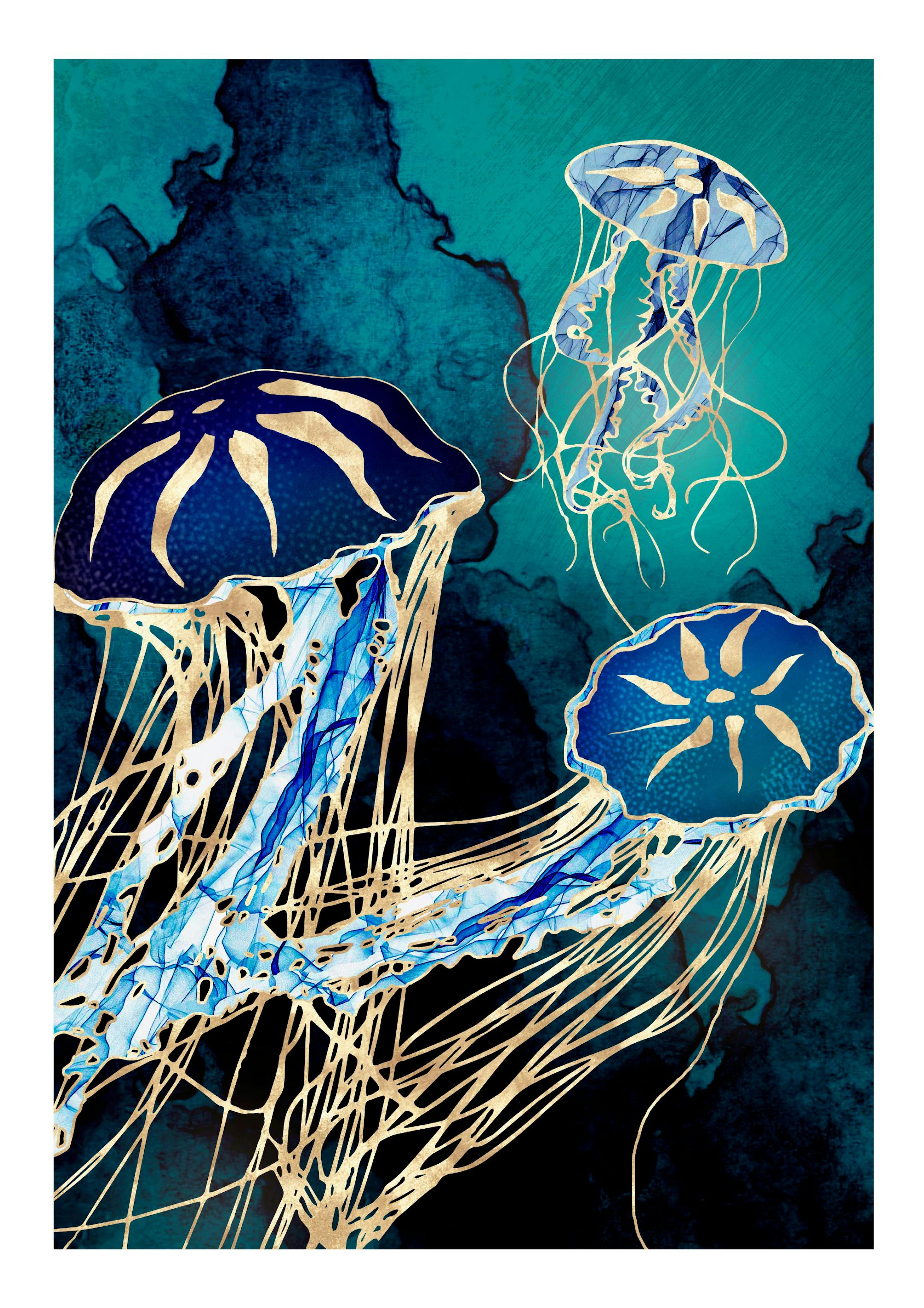 SpaceFrog Designs - Metallic Jellyfish III 0