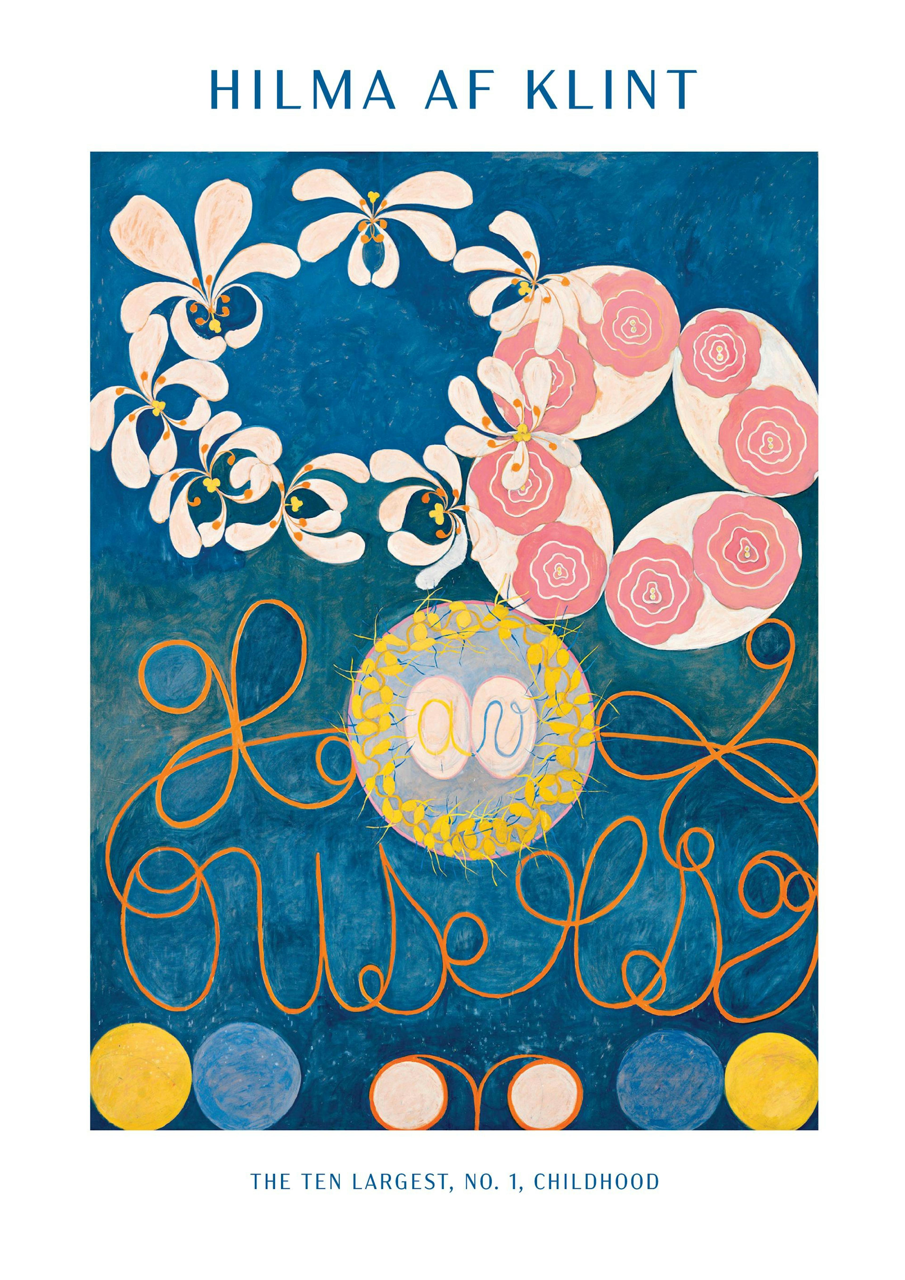 Print - The ten largest, No.1, childhood by Hilma Af Klint 0