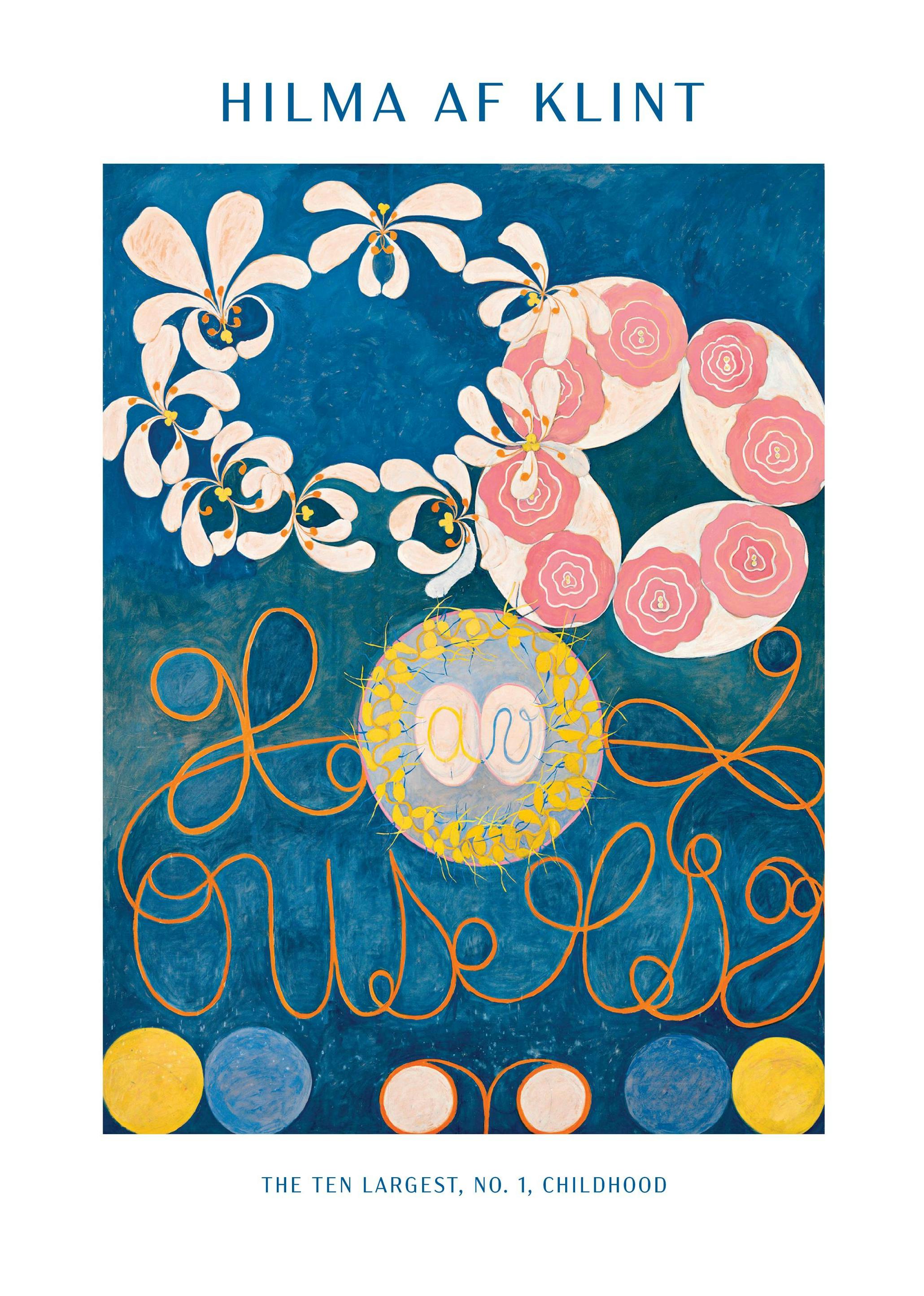 Poster - The ten largest, No.1, childhood by Hilma Af Klint (70x100 cm)