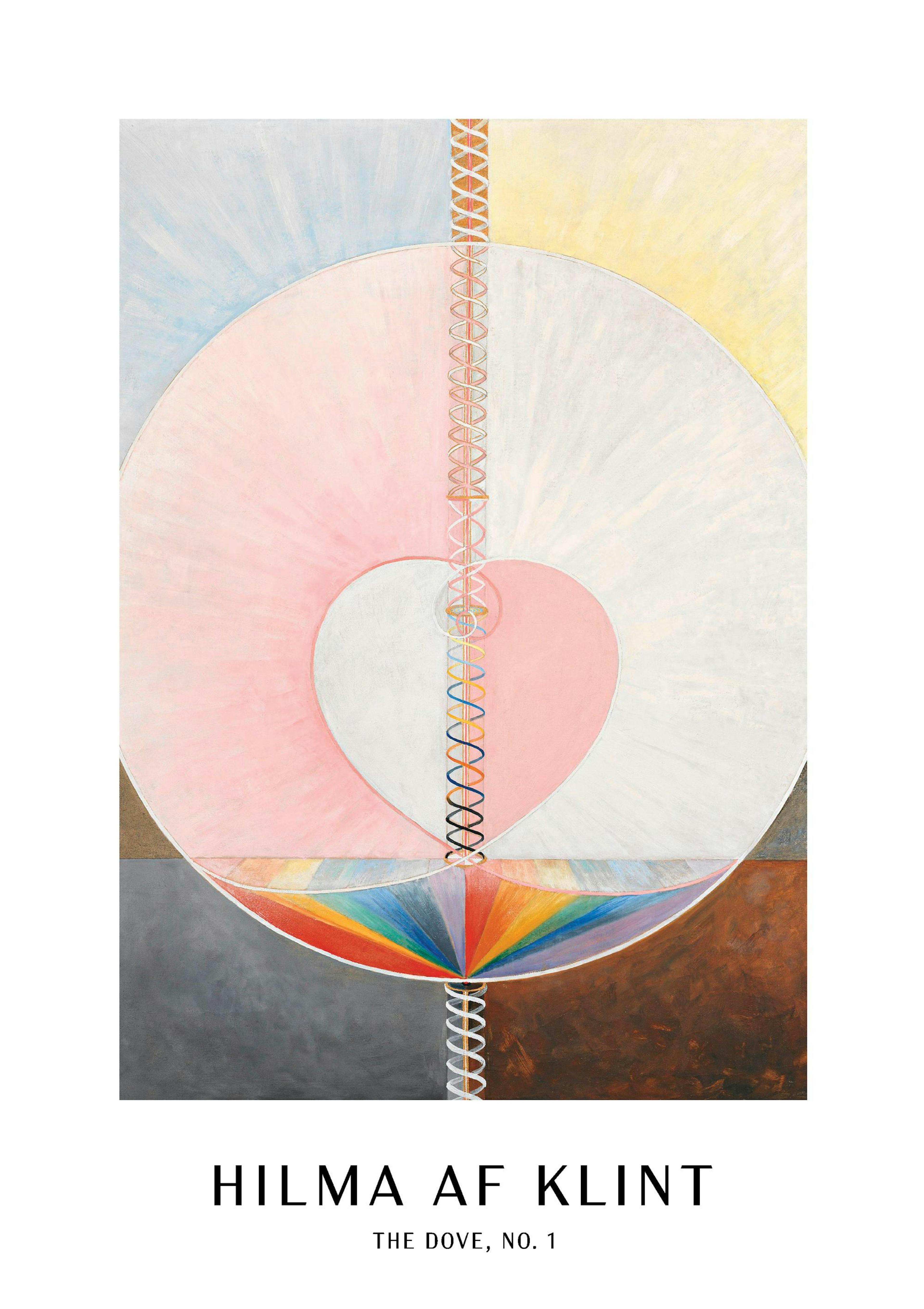 Plakat - The dove, No.1 by Hilma Af Klint