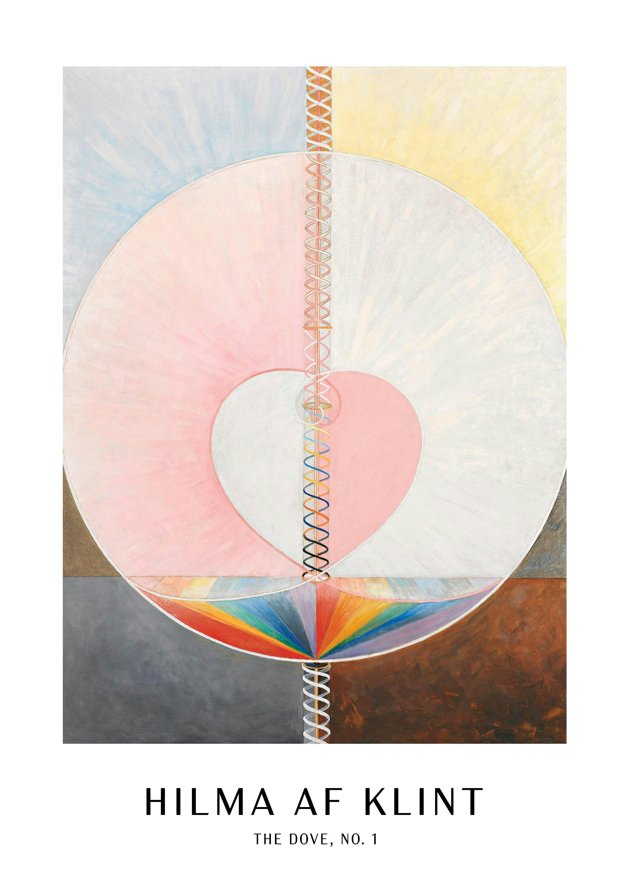 Plagát - The dove, No.1 by Hilma Af Klint 0