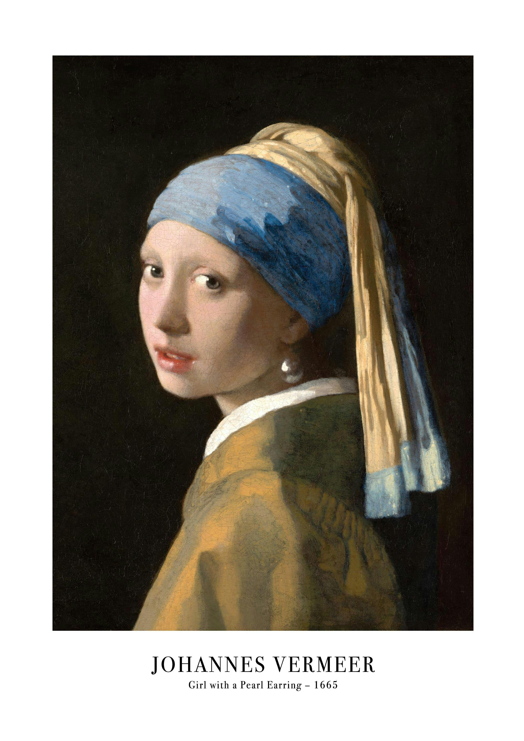 Johannes Vermeer - Girl with a Pearl Earring Poster 0