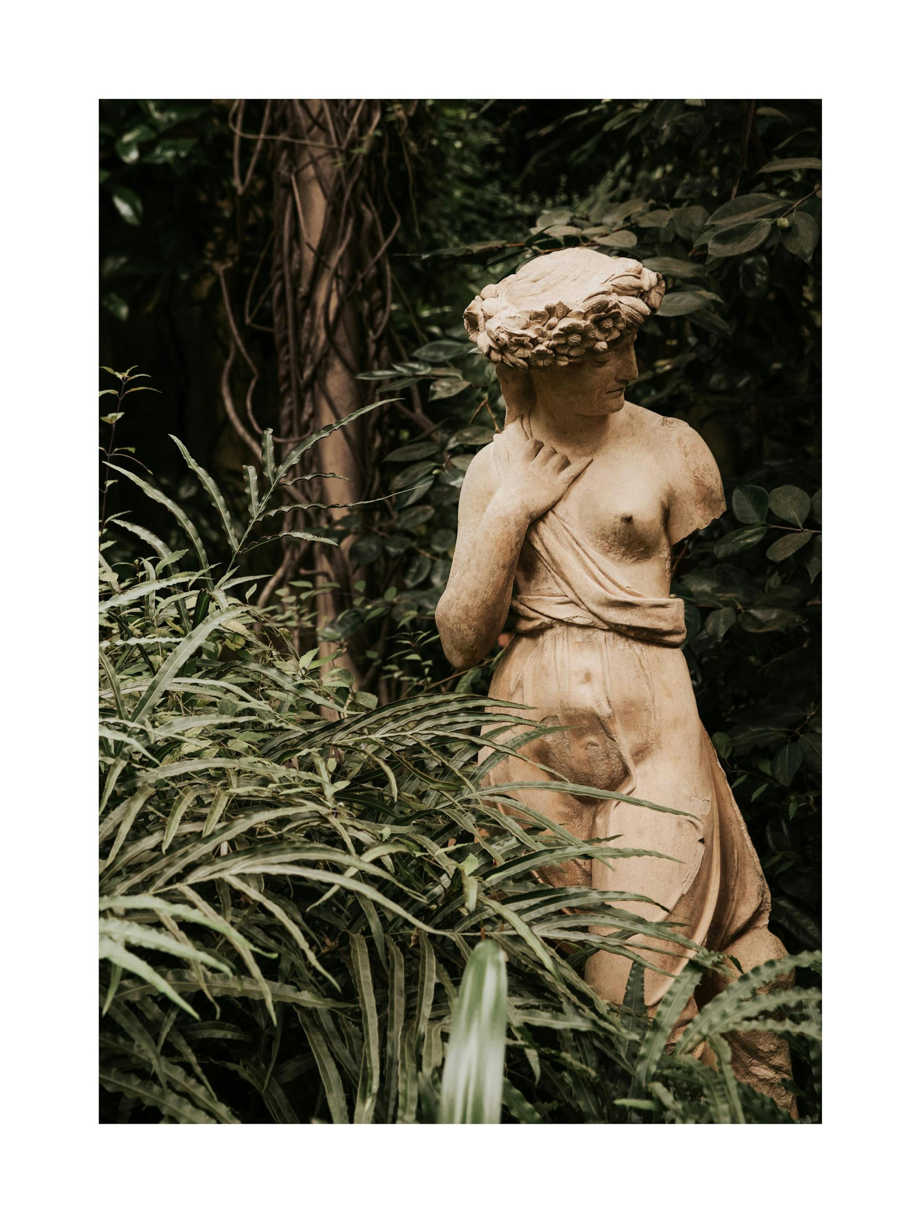 Overgrown Figure Poster