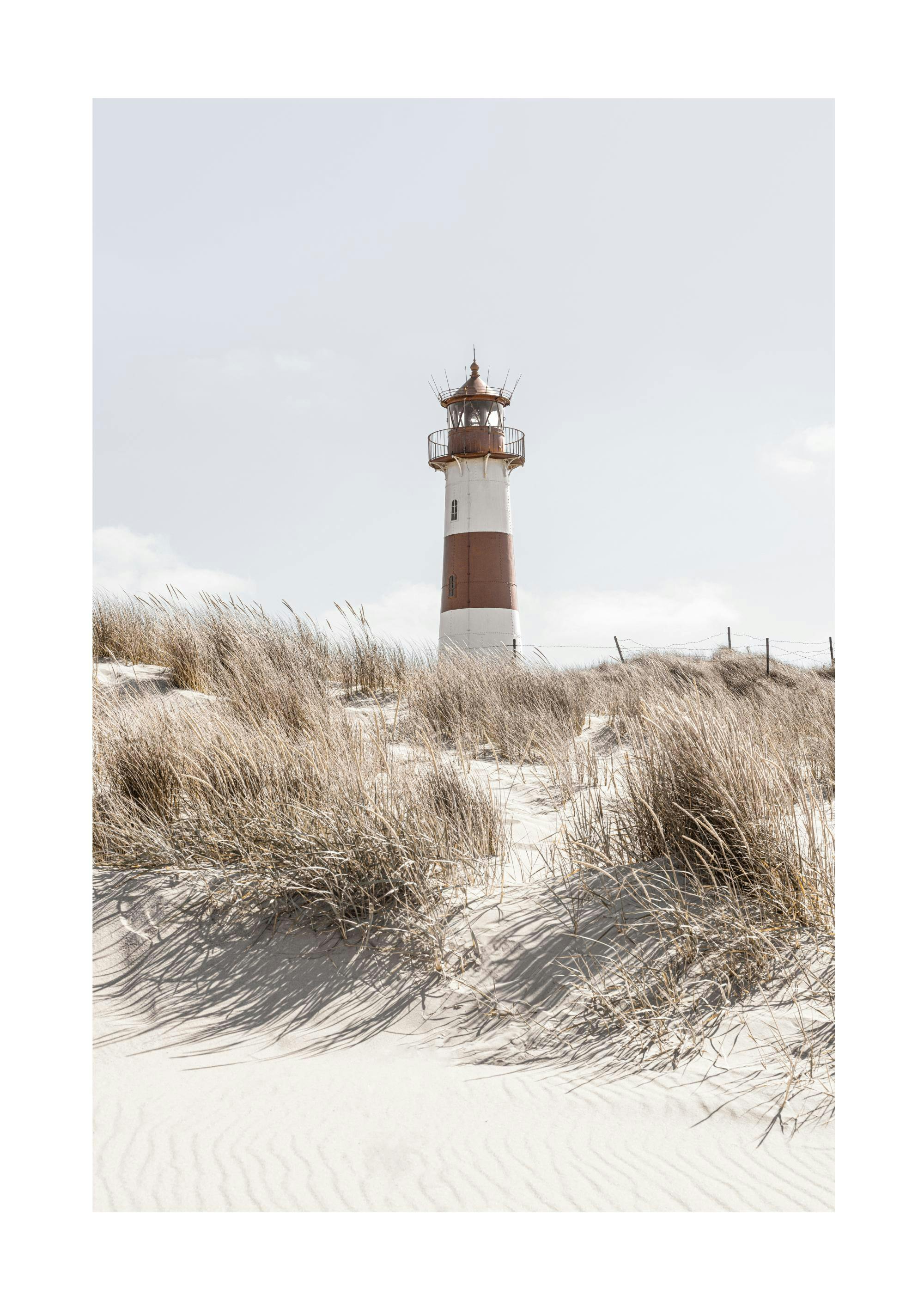 Lighthouse on Dune Plagát 0