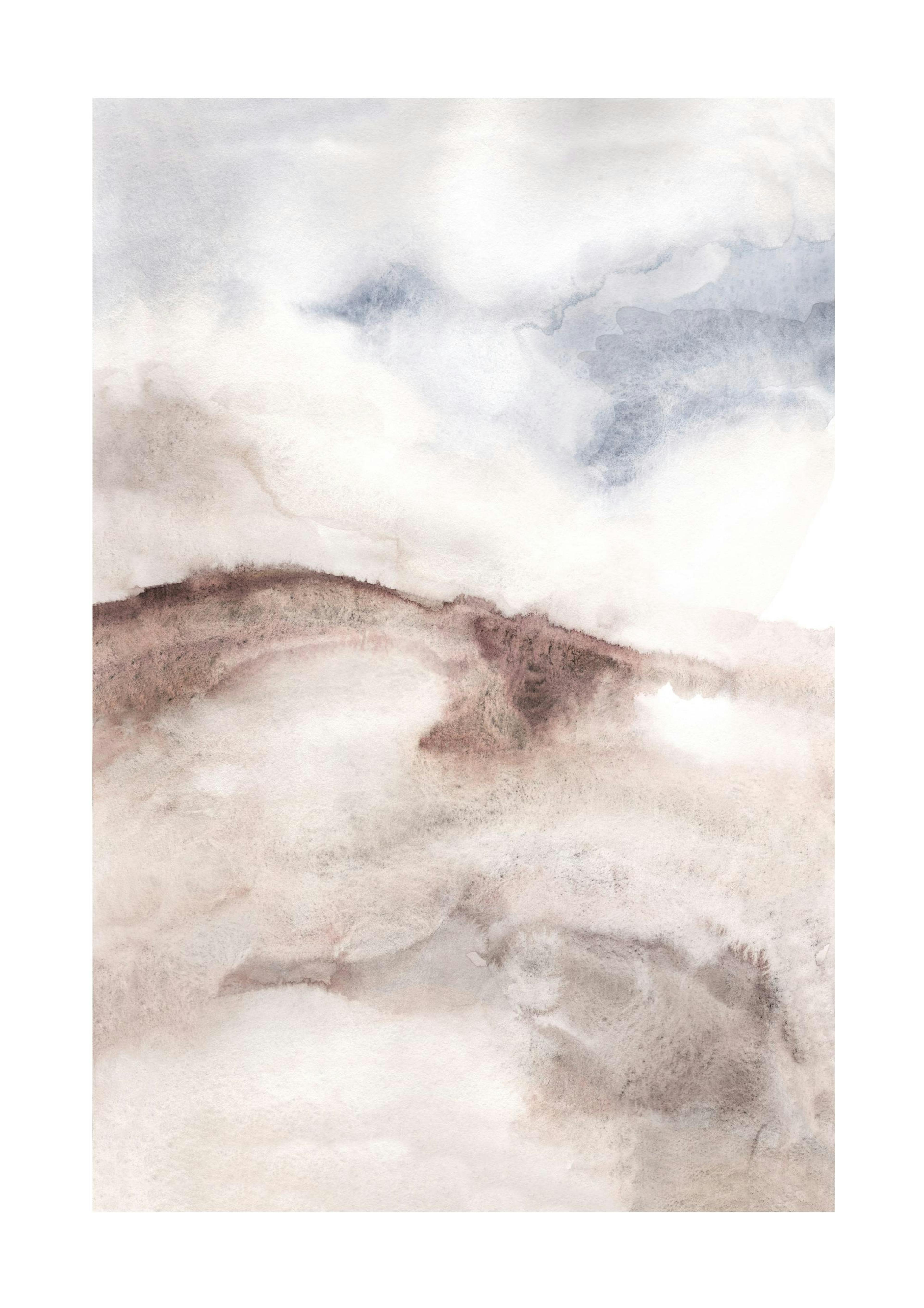 Watercolor Beach No1 Plakát 0