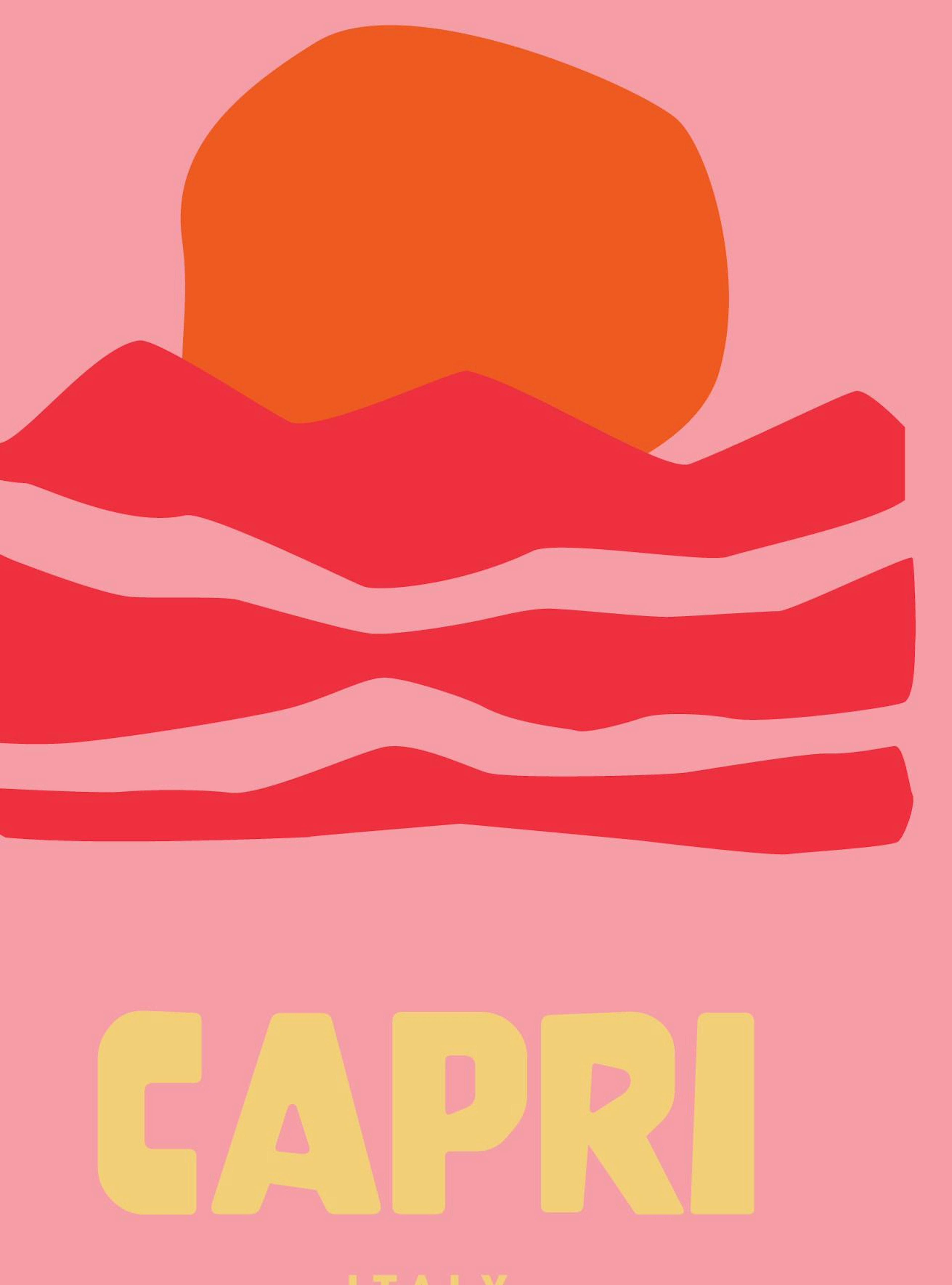 Graphic Capri Poster 0