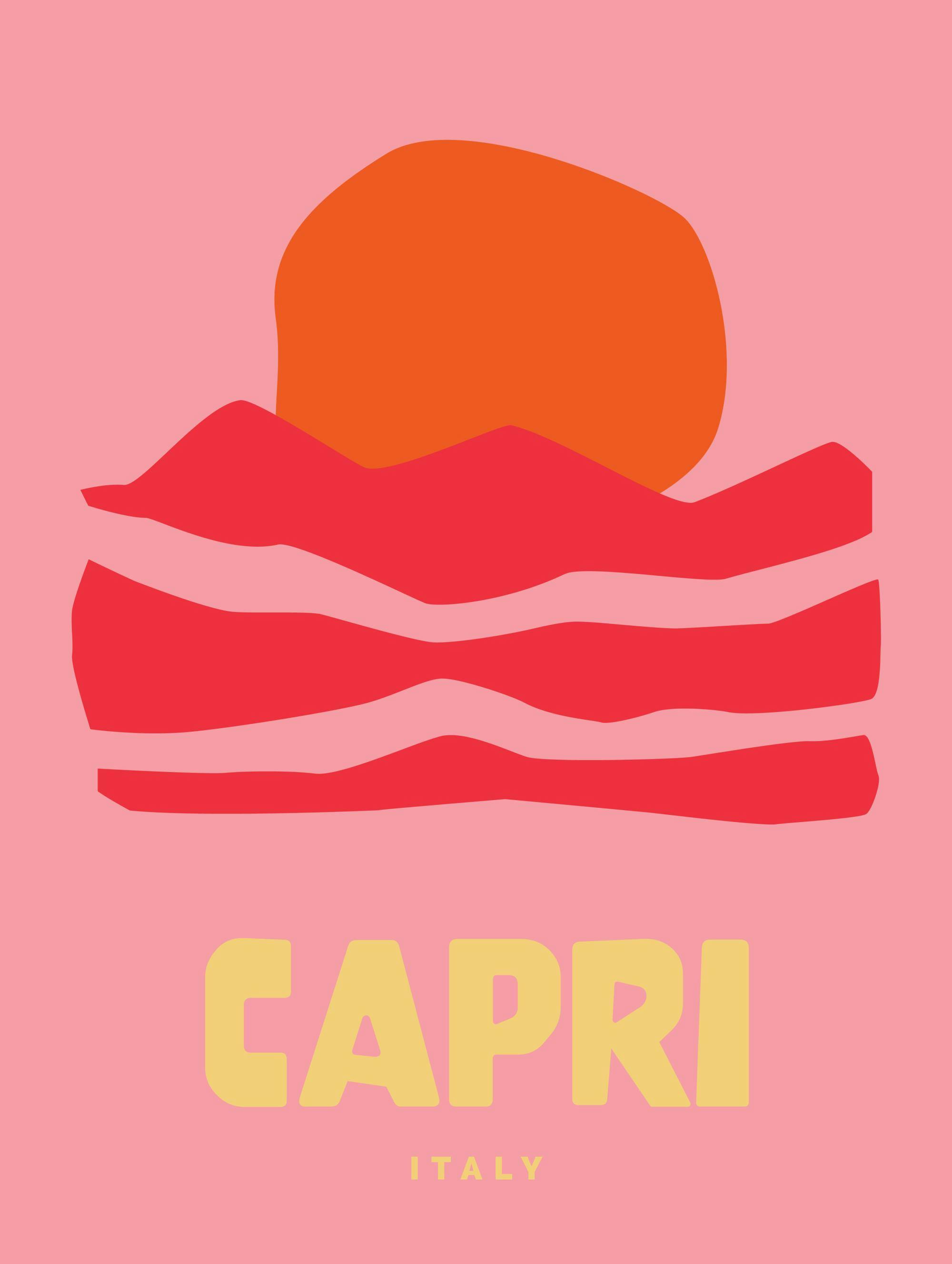 Graphic Capri Poster 0