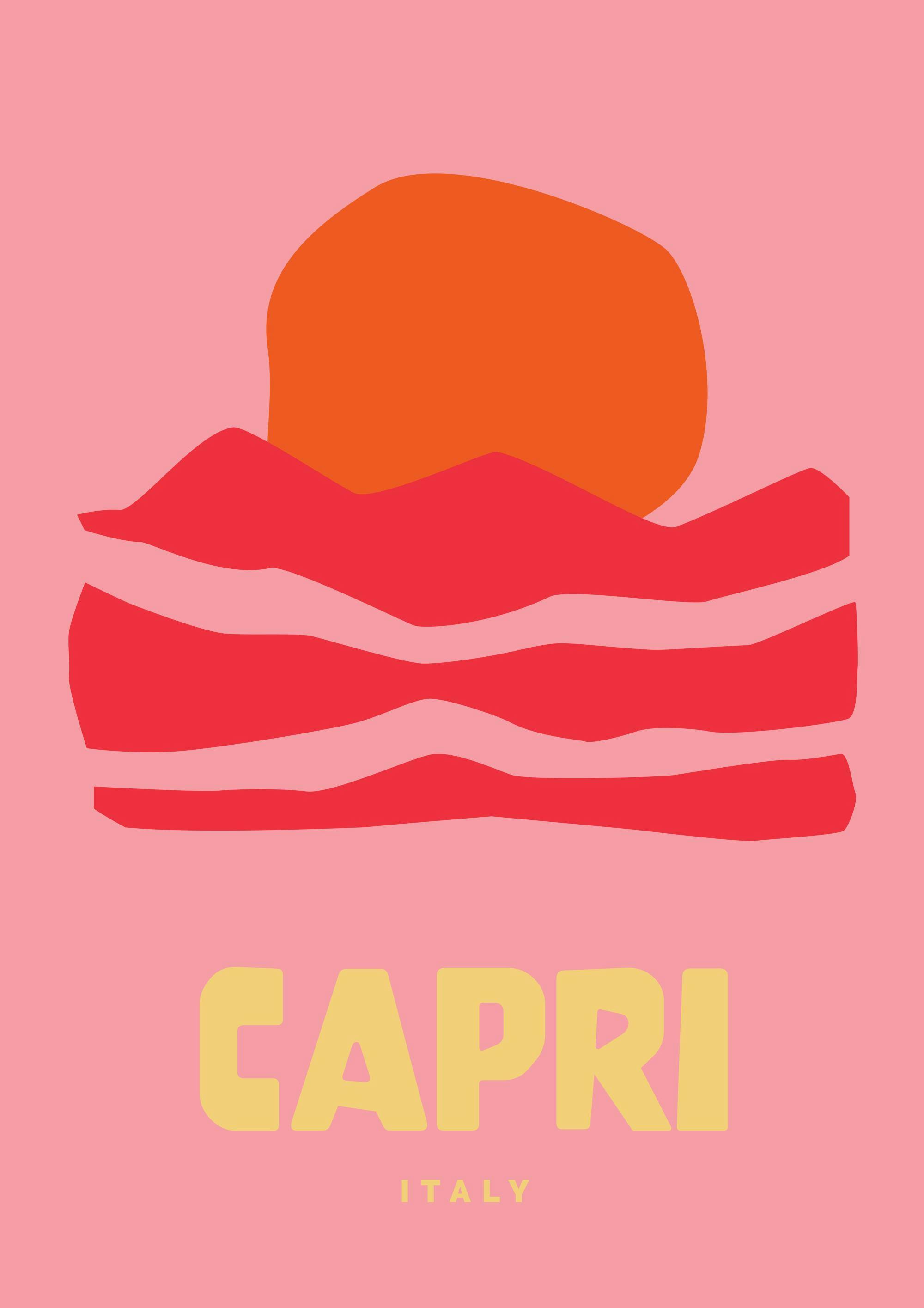 Graphic Capri Affiche 0