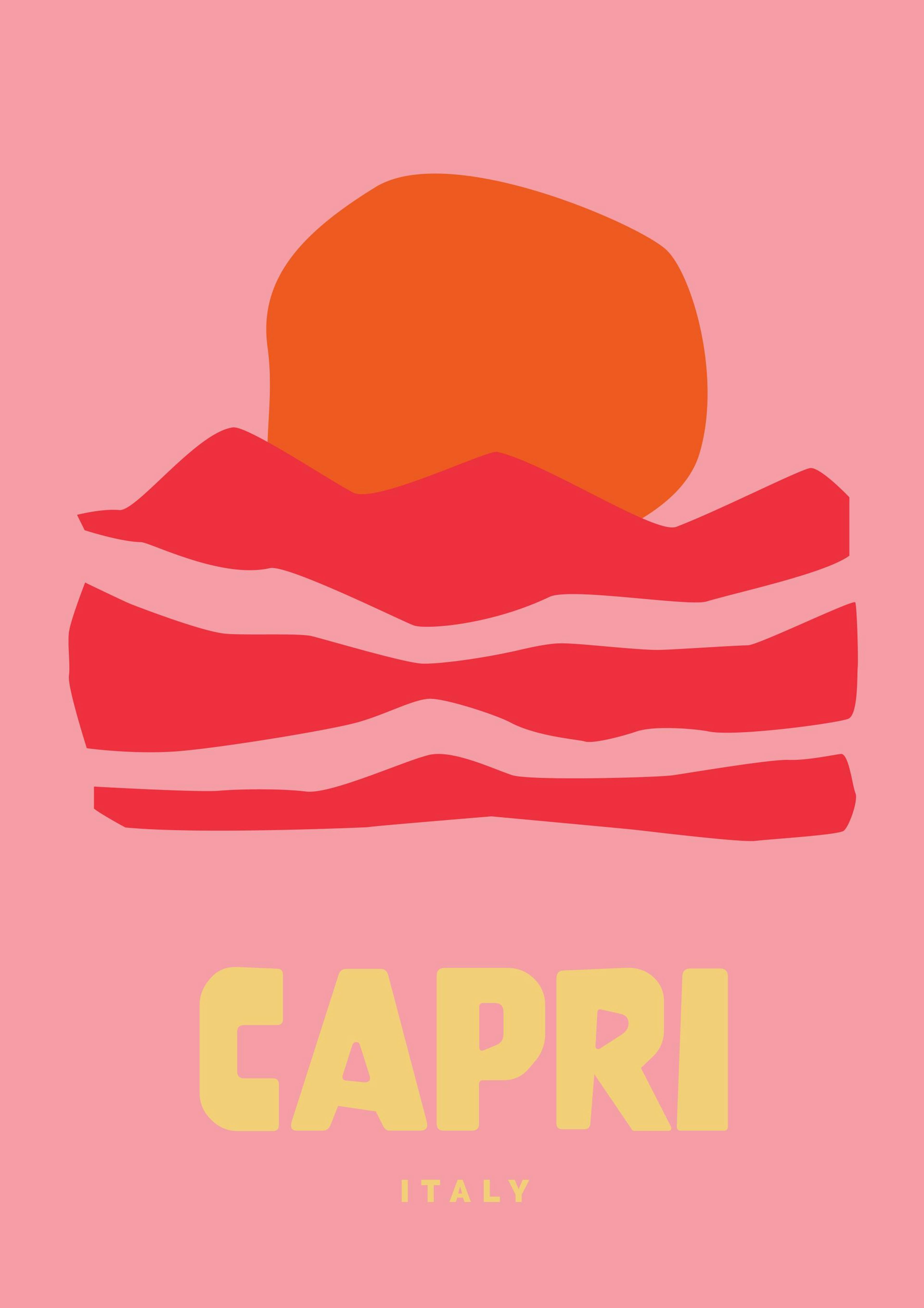 Graphic Capri Affiche 0