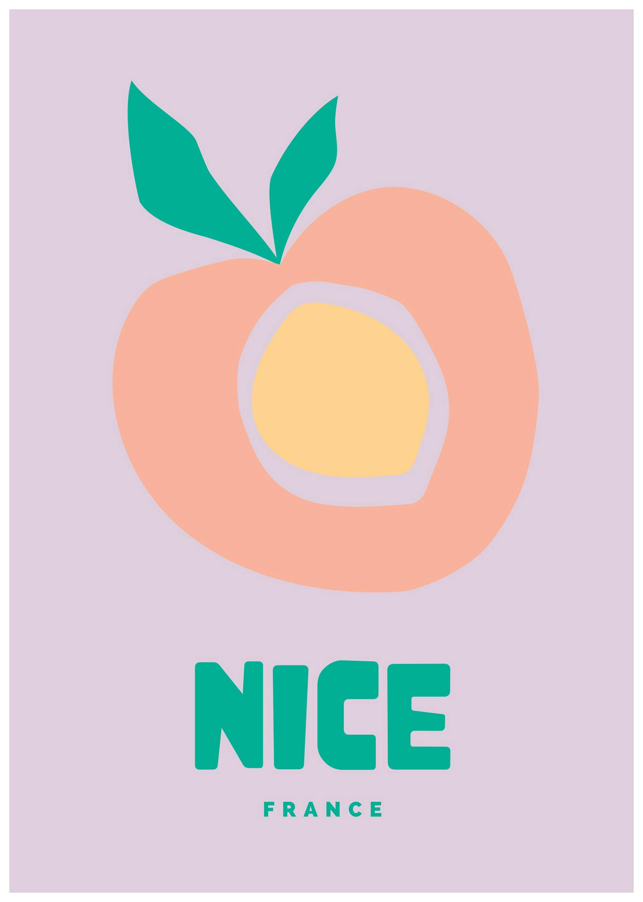 Graphic Nice Affiche (50x70 cm) - Affiches art graphique