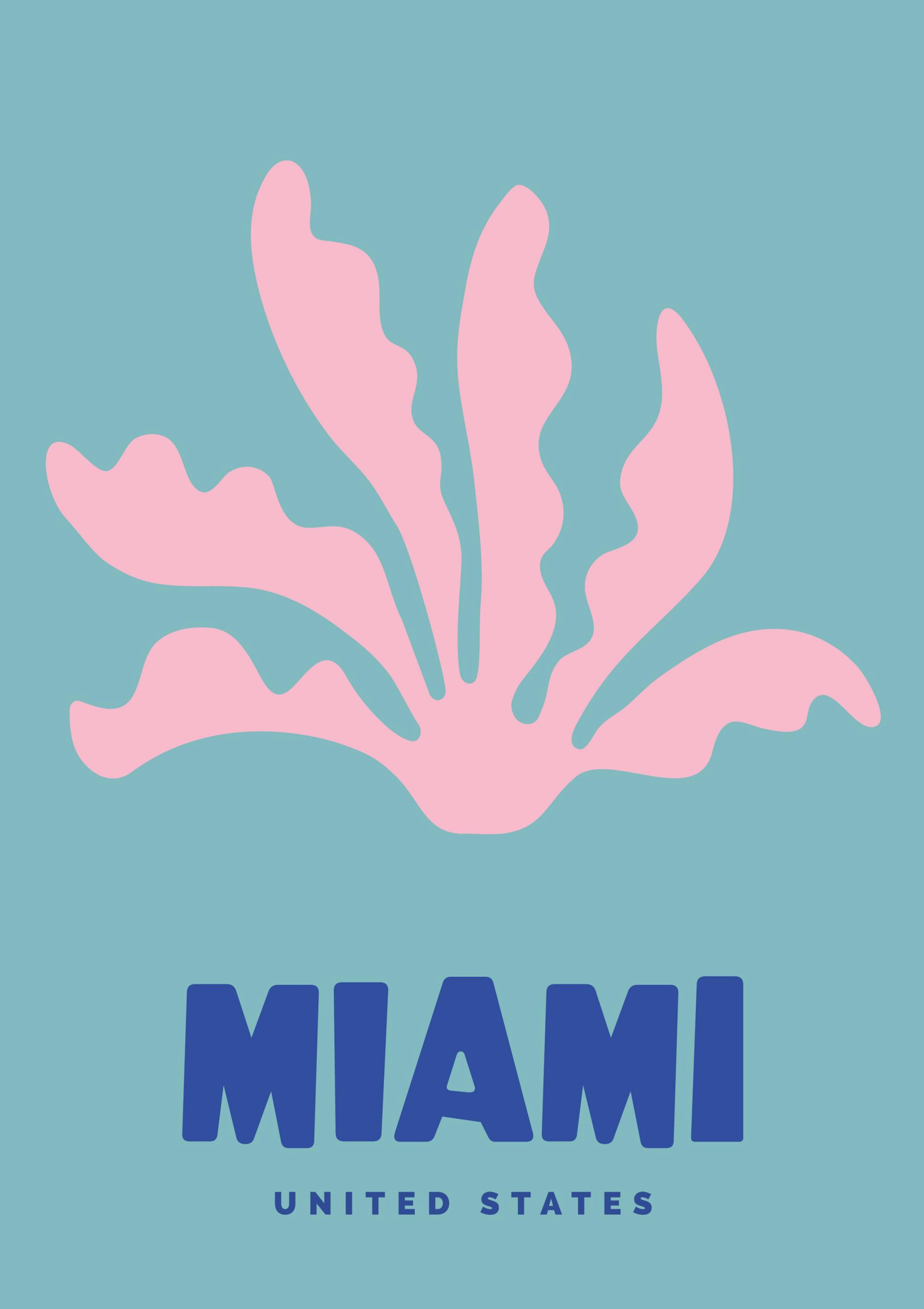 Graphic Miami Print