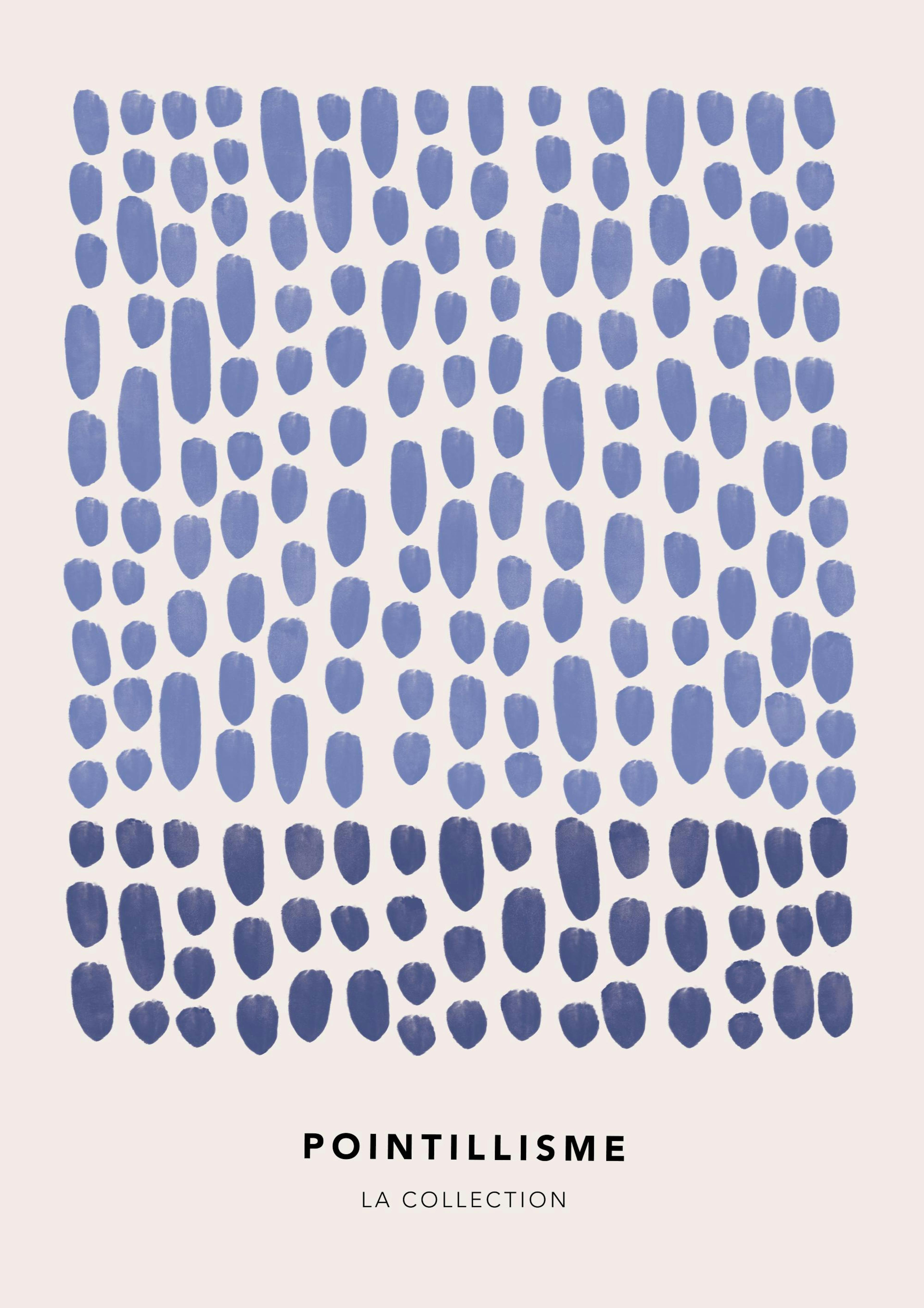 Dots in Blue No1 Poster 0