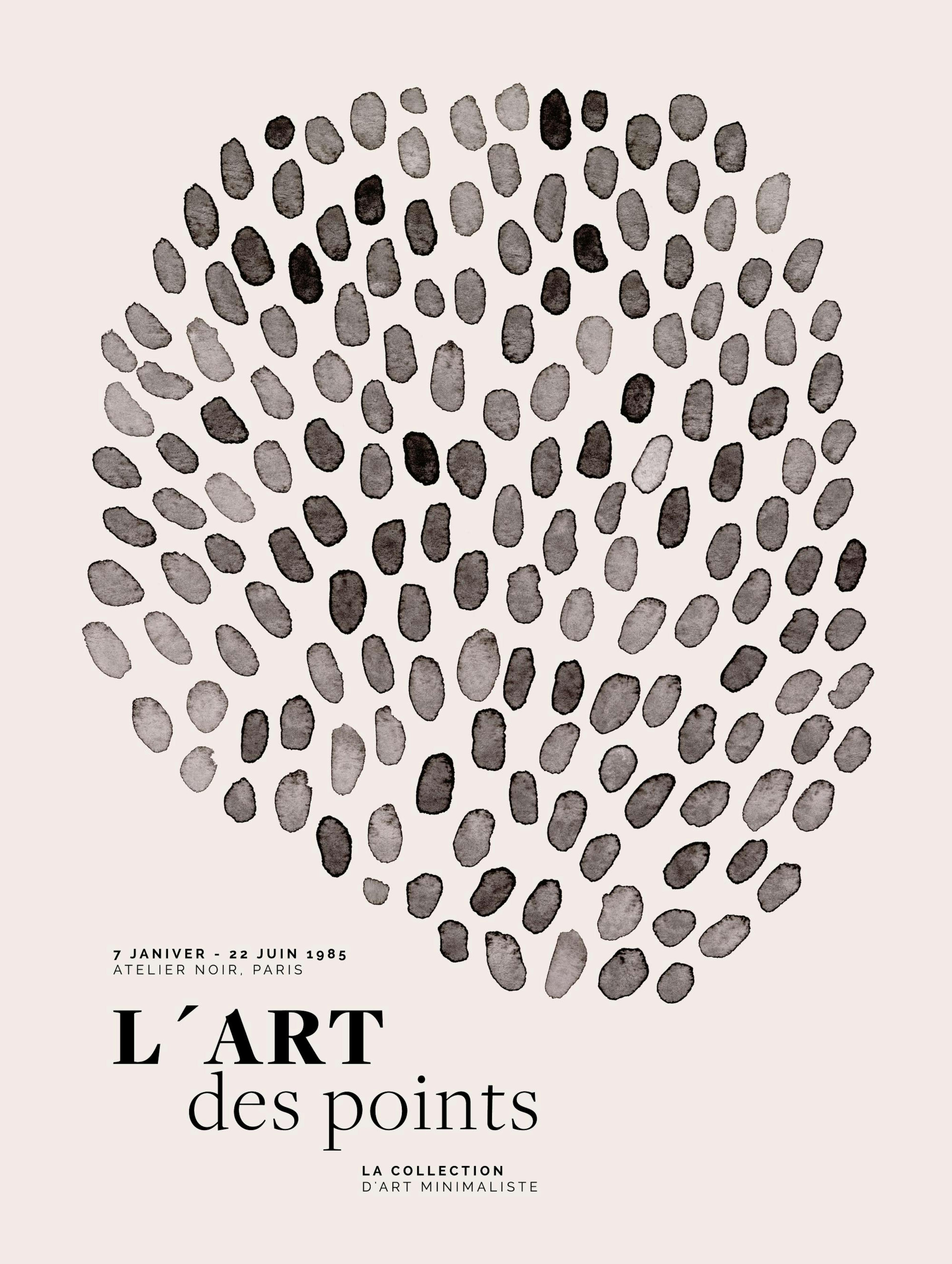 L’art des Points No1 Poster