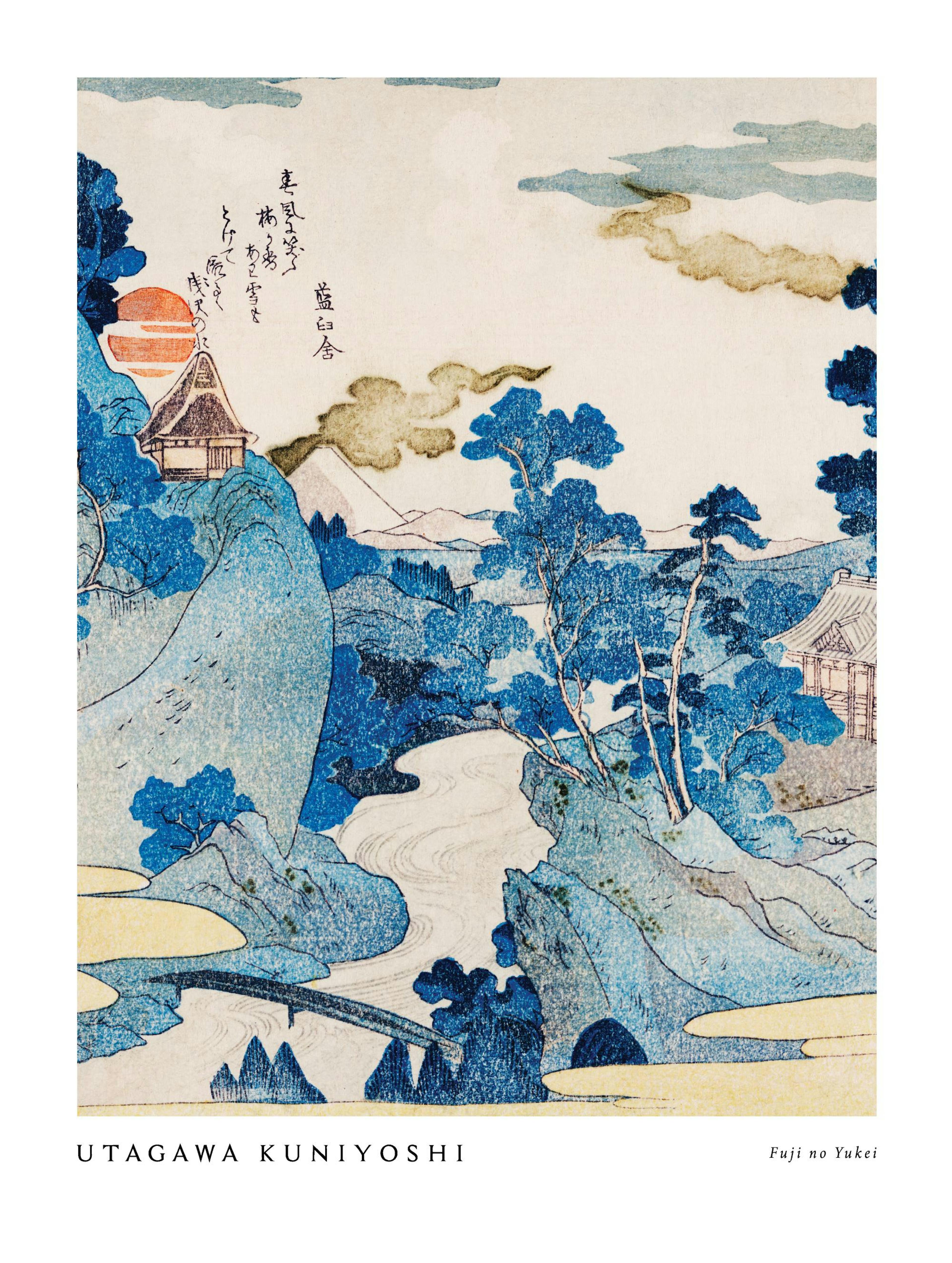Utagawa Kuniyoshi - Fuji no Yukei Poster 0