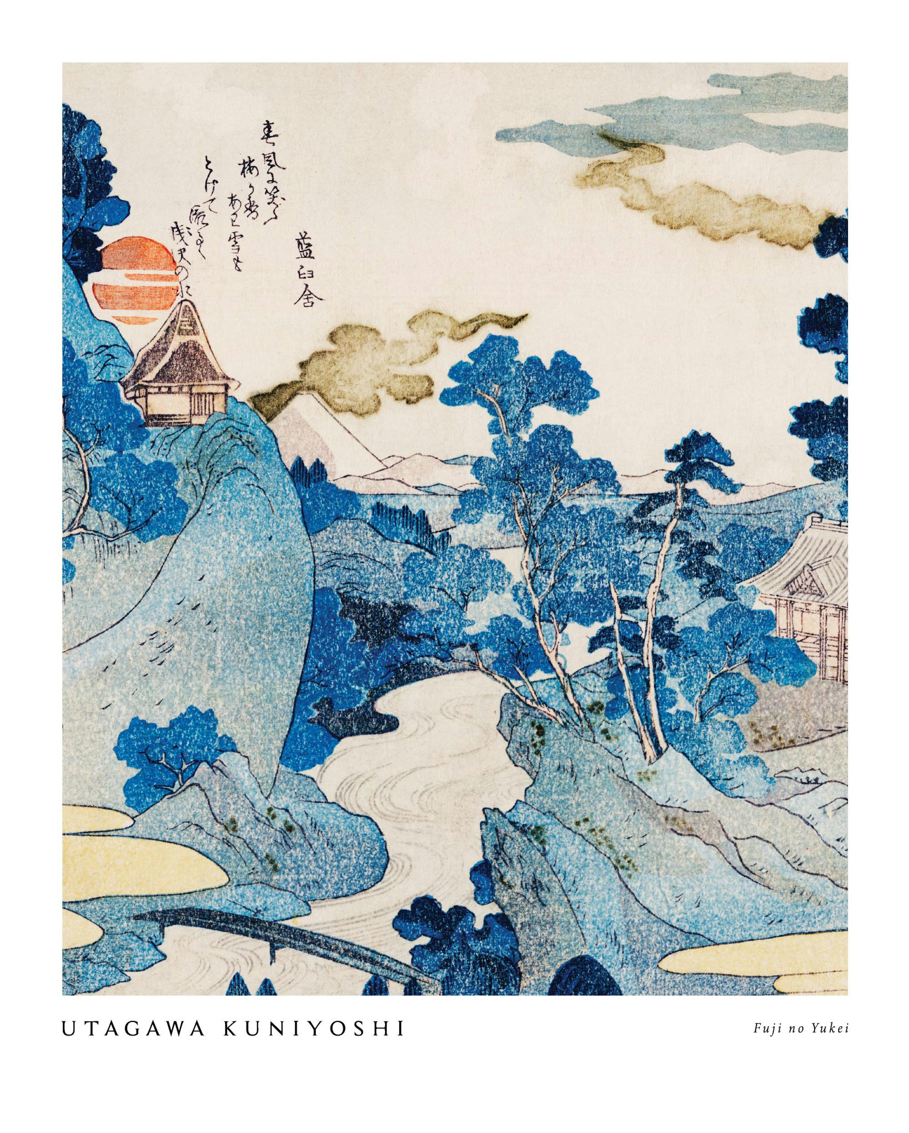 Utagawa Kuniyoshi - Fuji no Yukei Poster 0