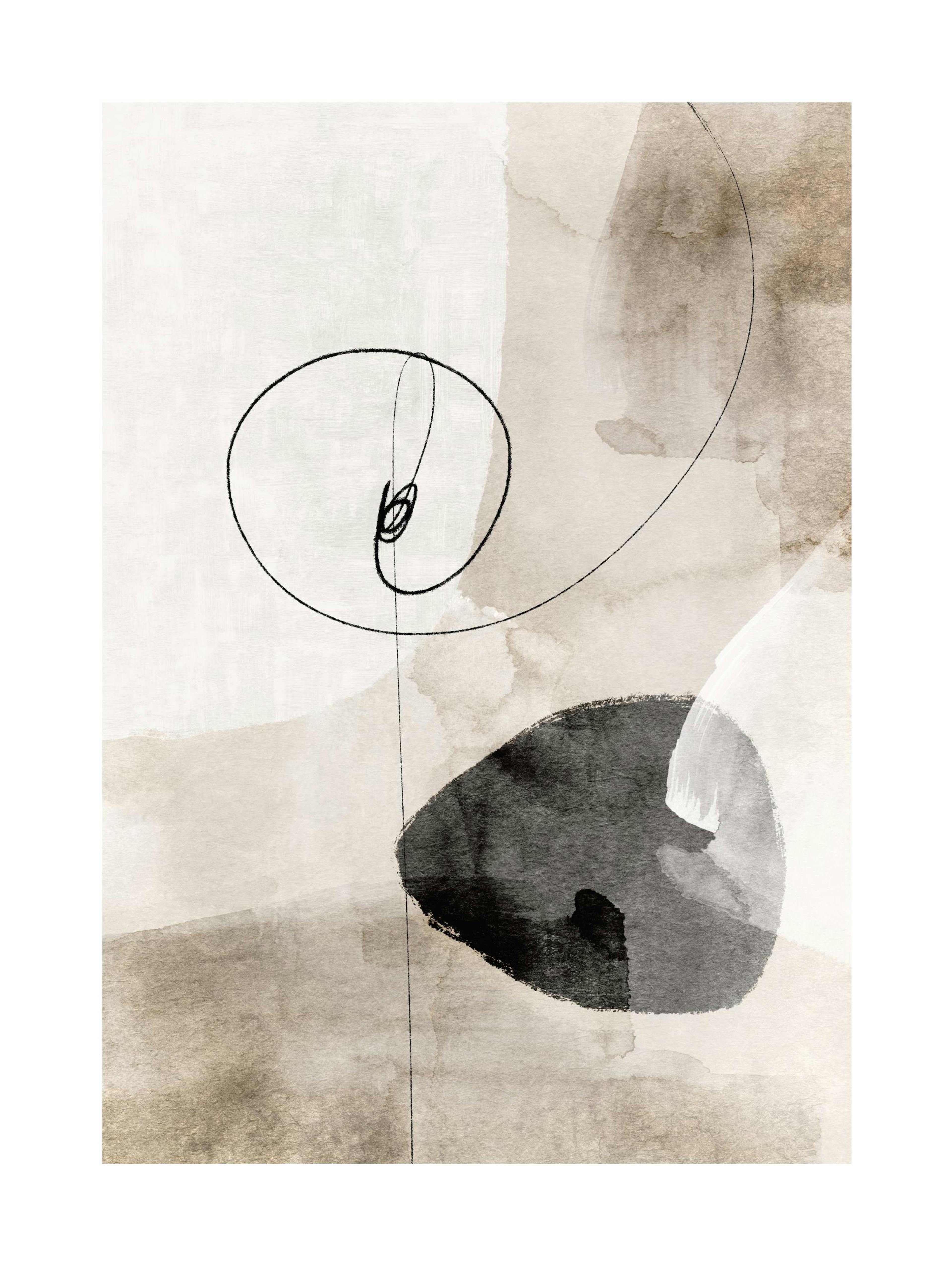 Watercolor Strokes No1 Plakát 0