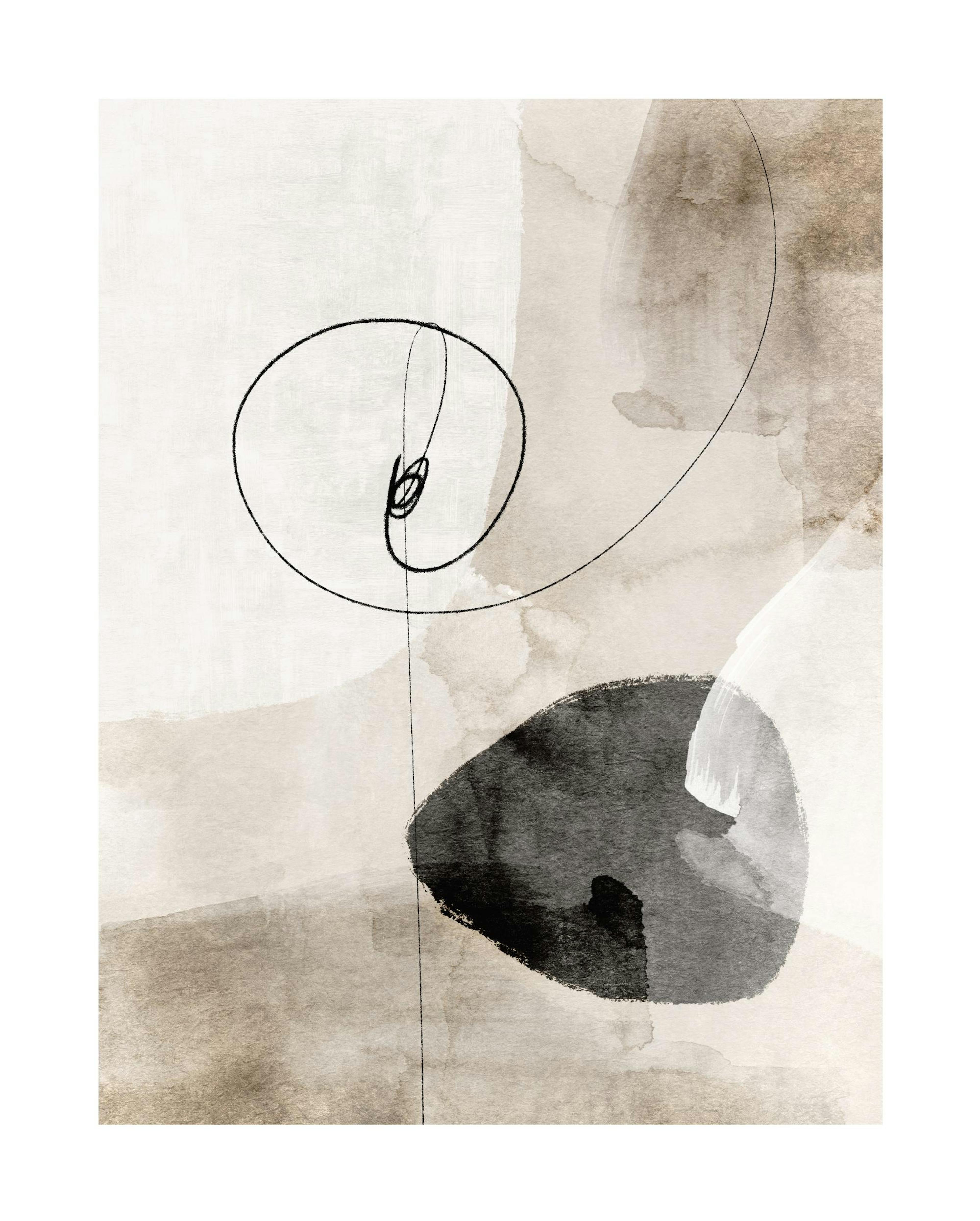 Watercolor Strokes No1 Poster 0