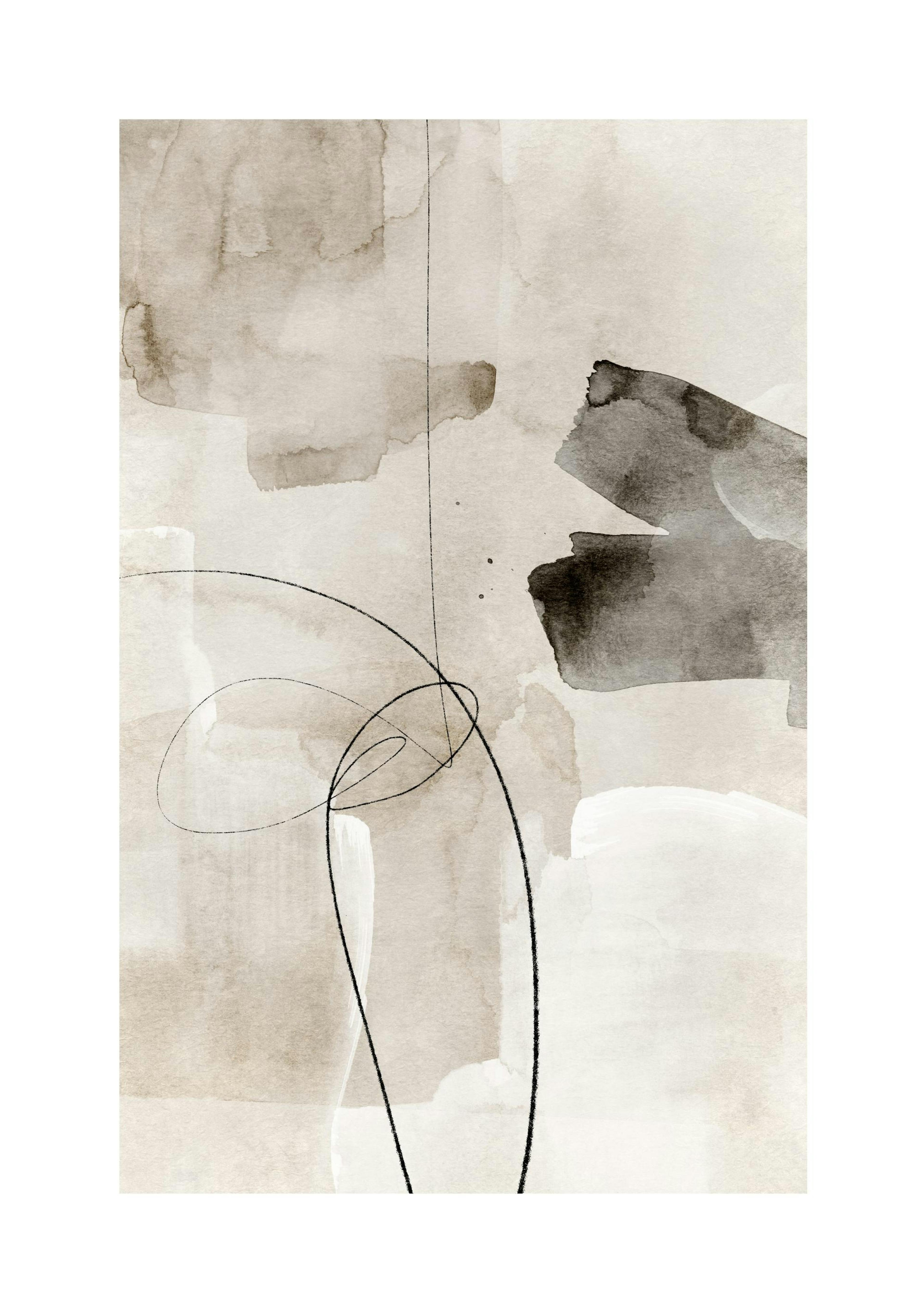 Watercolor Strokes No2 Poster 0