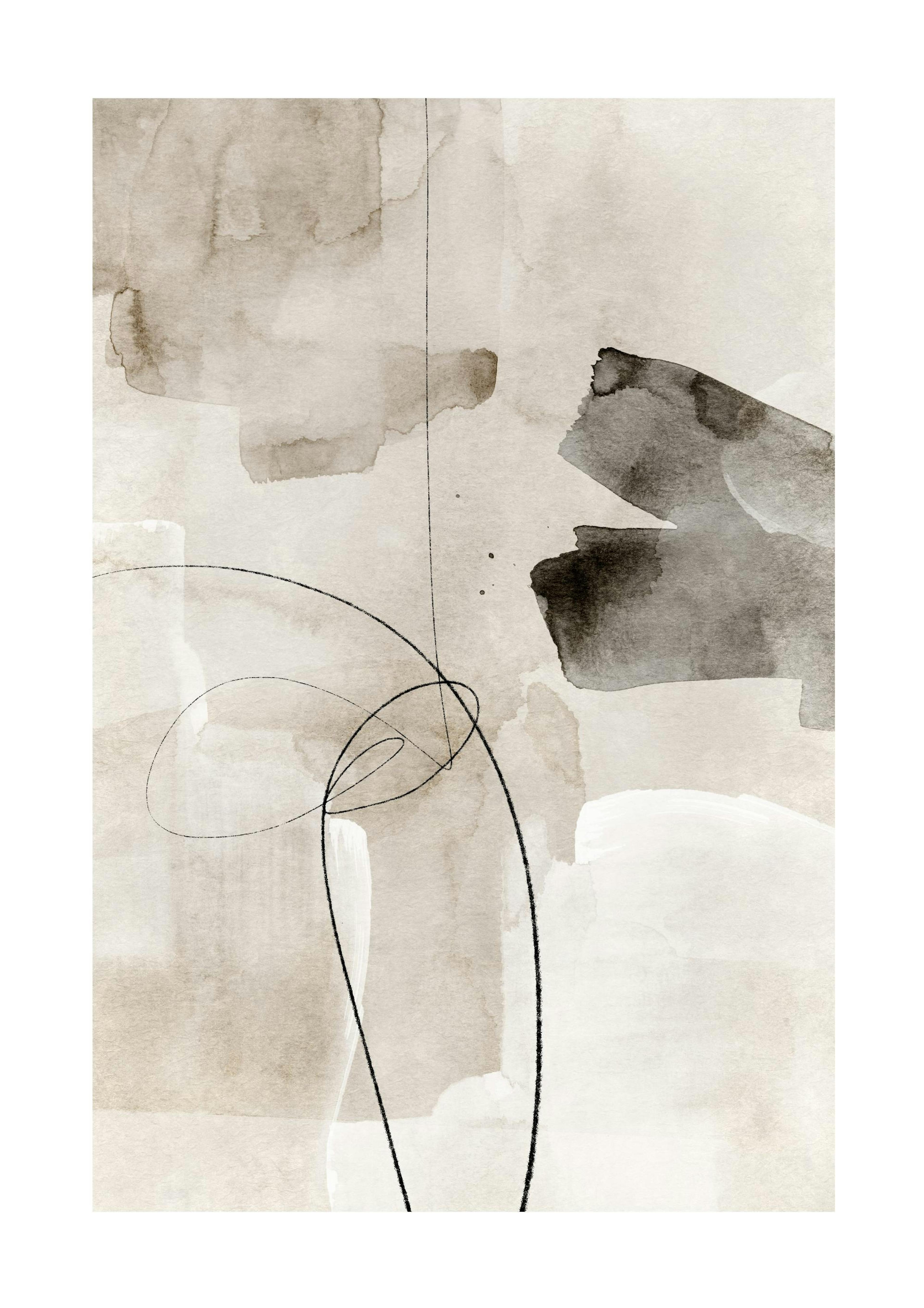 Watercolor Strokes No2 Affiche 0