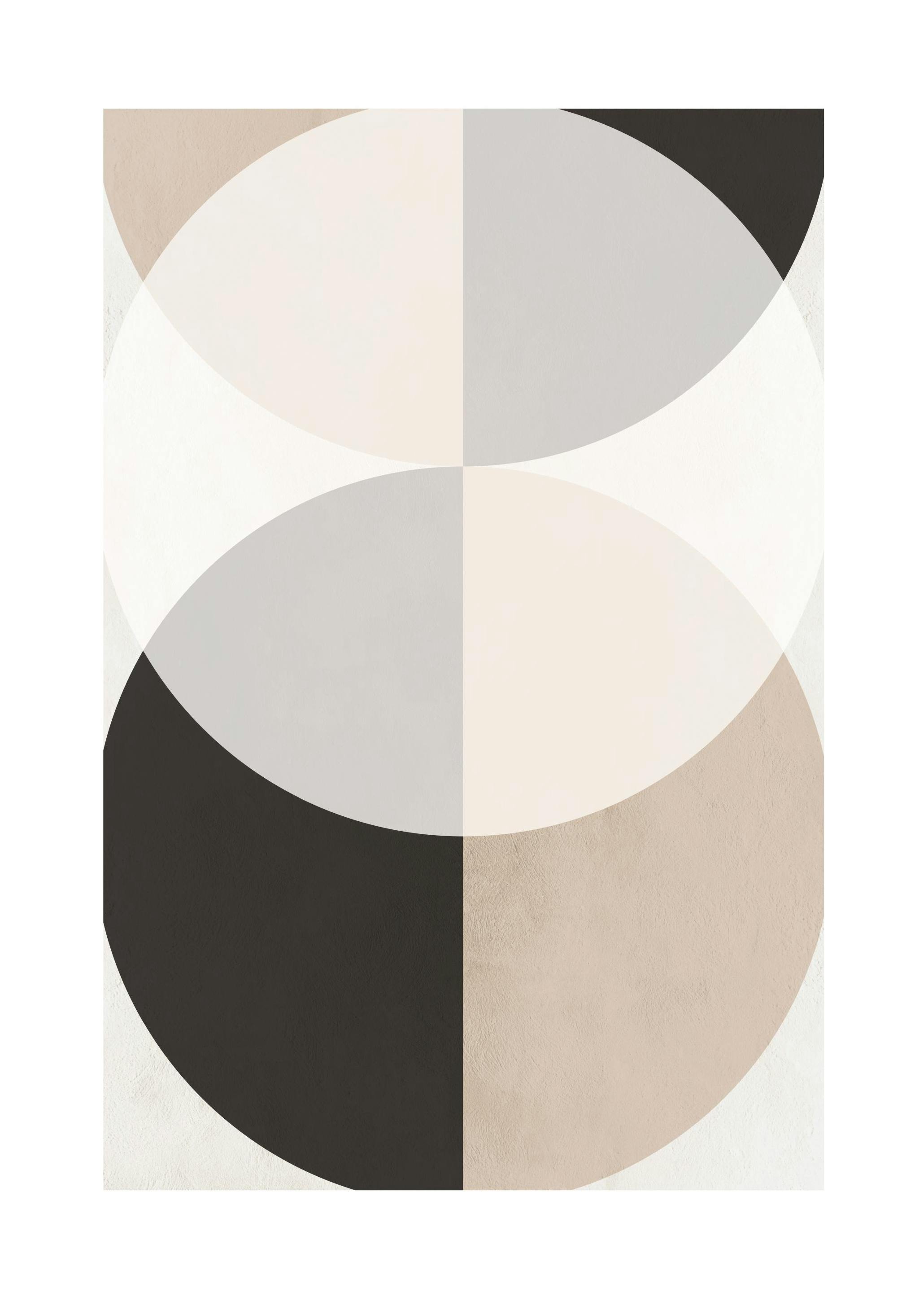 Prints - Rustic Circles Print (50x70 cm) - Graphic art prints
