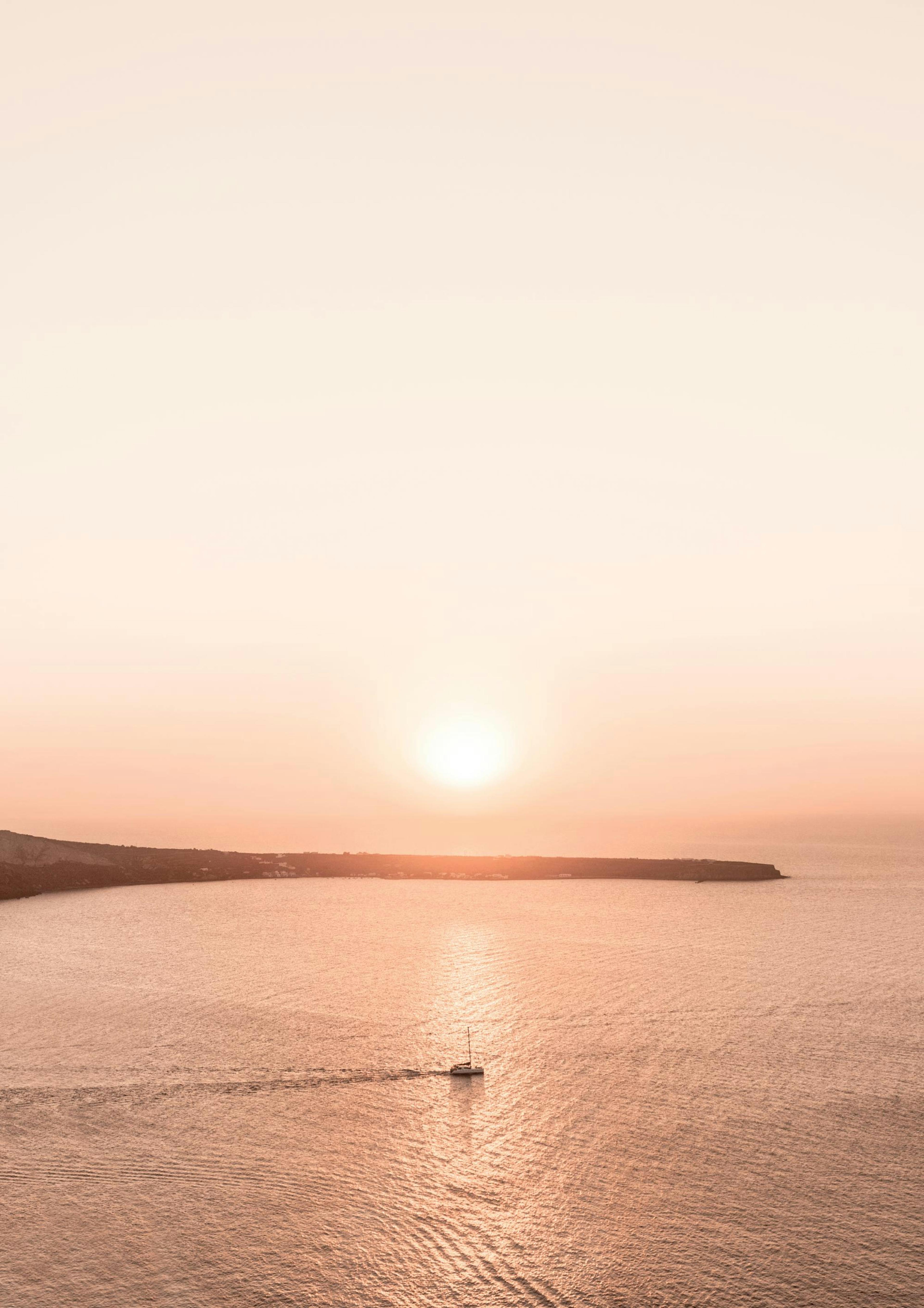 Evening in Santorini Affiche 0