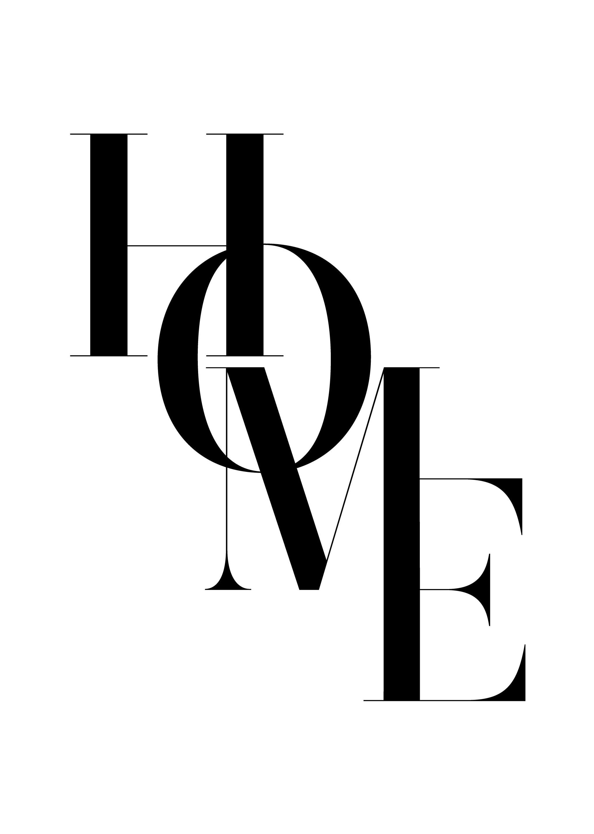 Home Poster (13x18 cm)