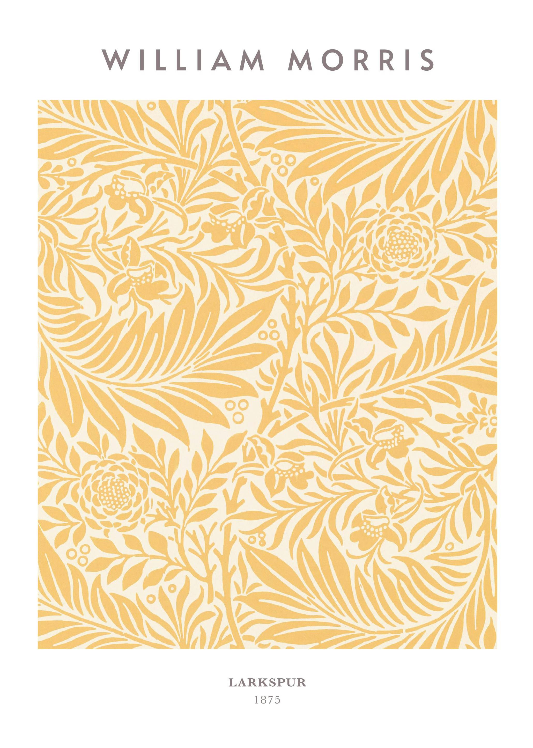 William Morris - Larkspur No3 Poster (50x70 cm)