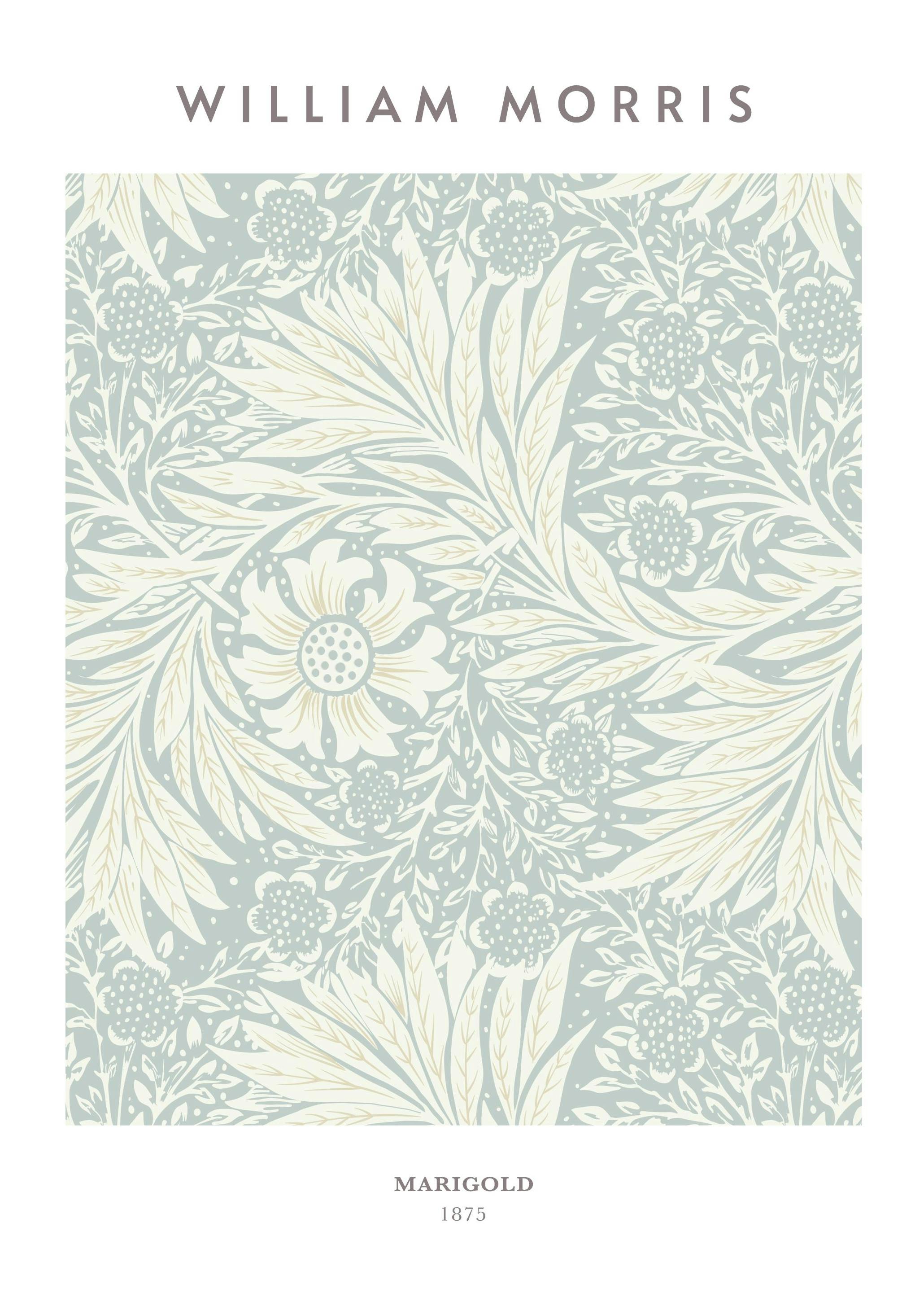 William Morris - Marigold No2 Print (30x40 cm)- William Morris Posters