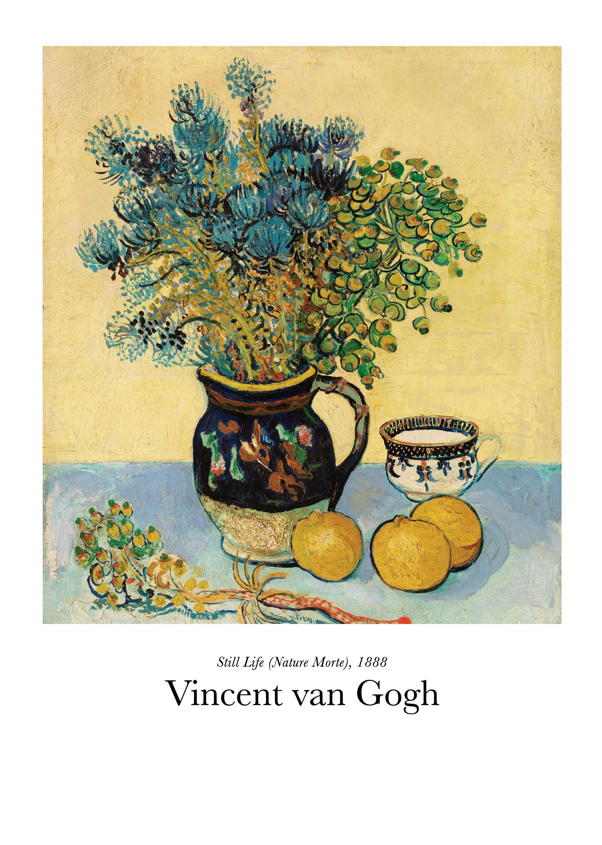 Van Gogh - Still Life (Nature Morte) Poster (21x30 cm) - Van Gogh Poster