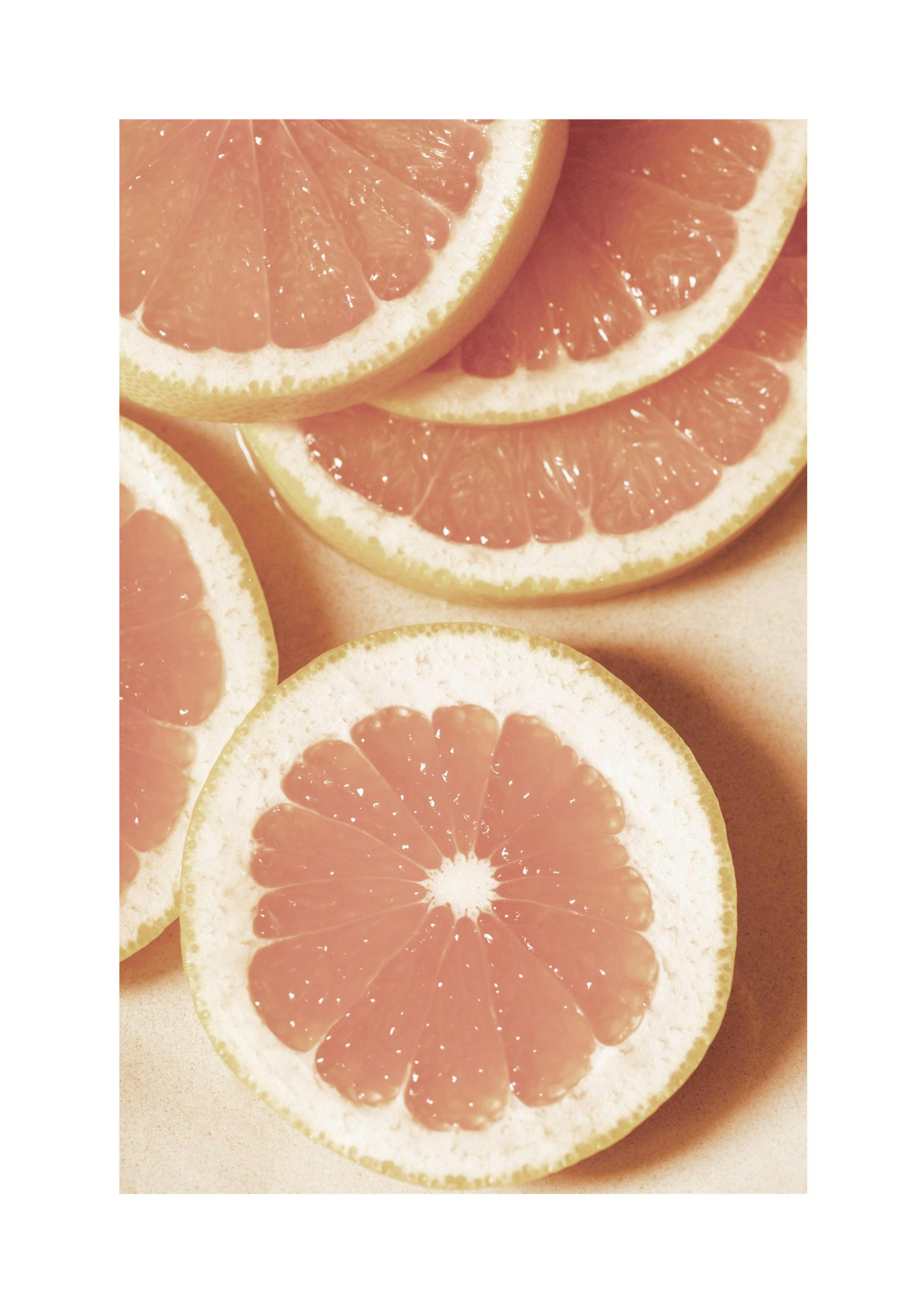Sliced Grapefruit Print