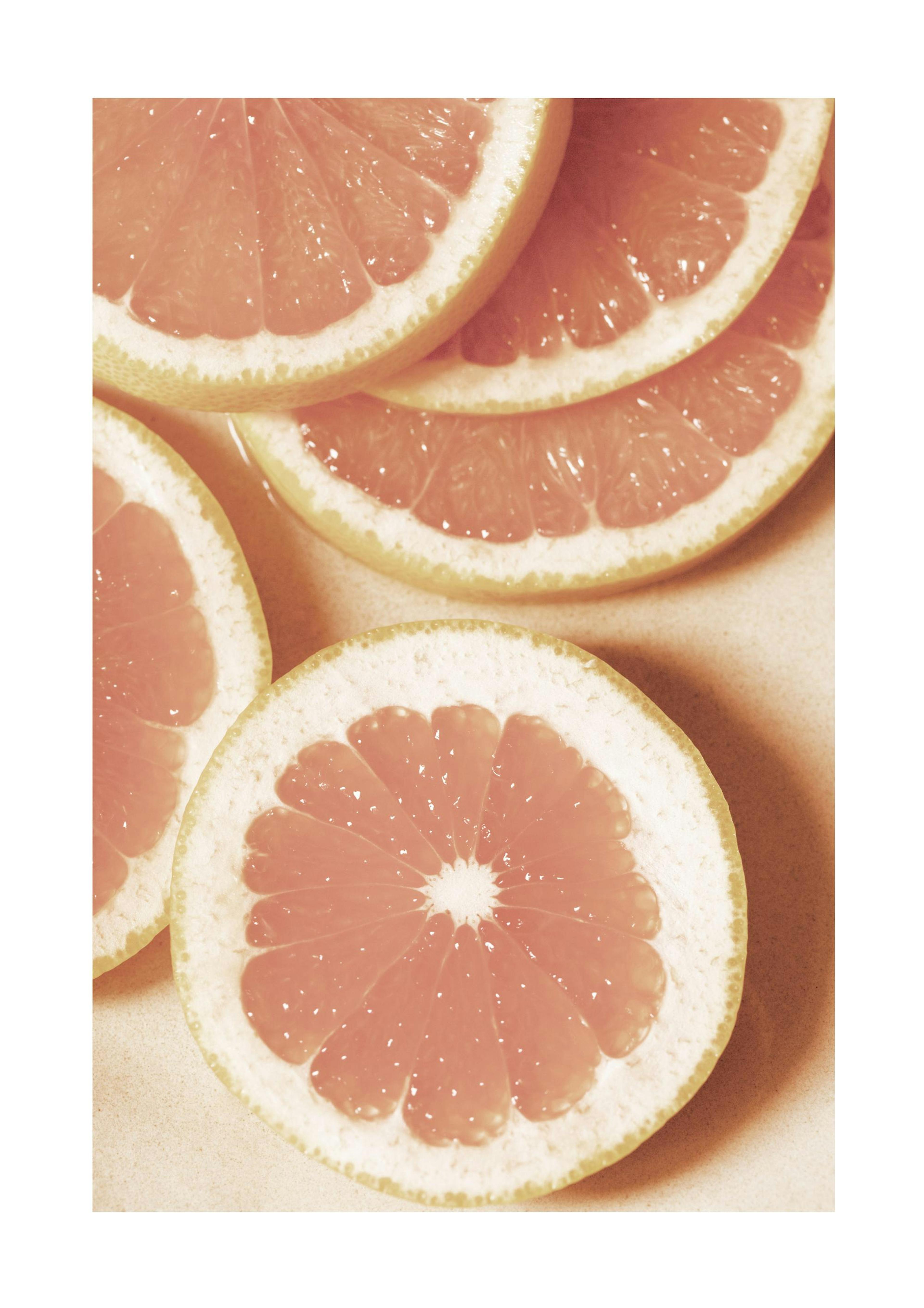 Sliced Grapefruit Print 0