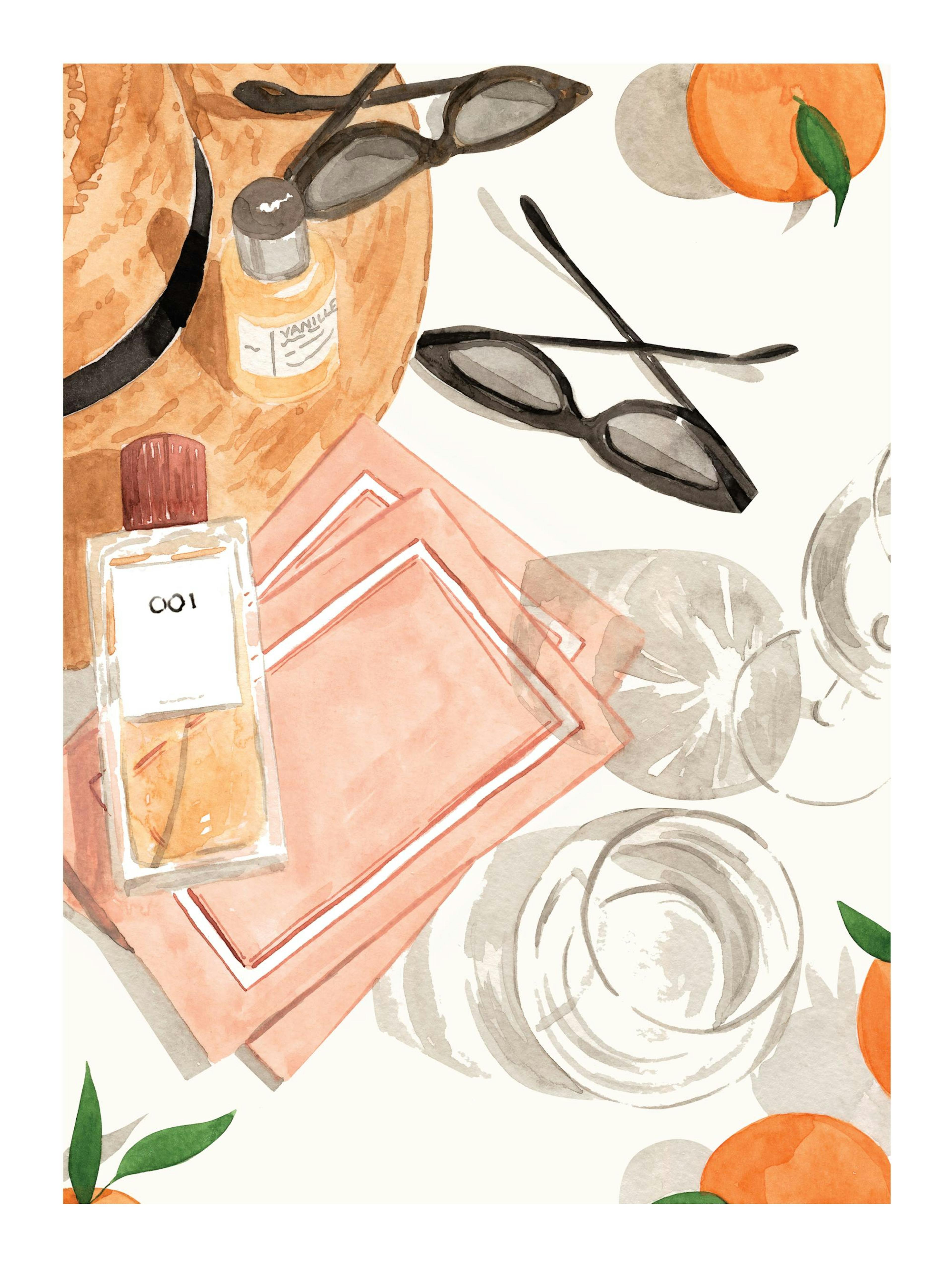 Sabina Fenn - Vacation Still Life Poster