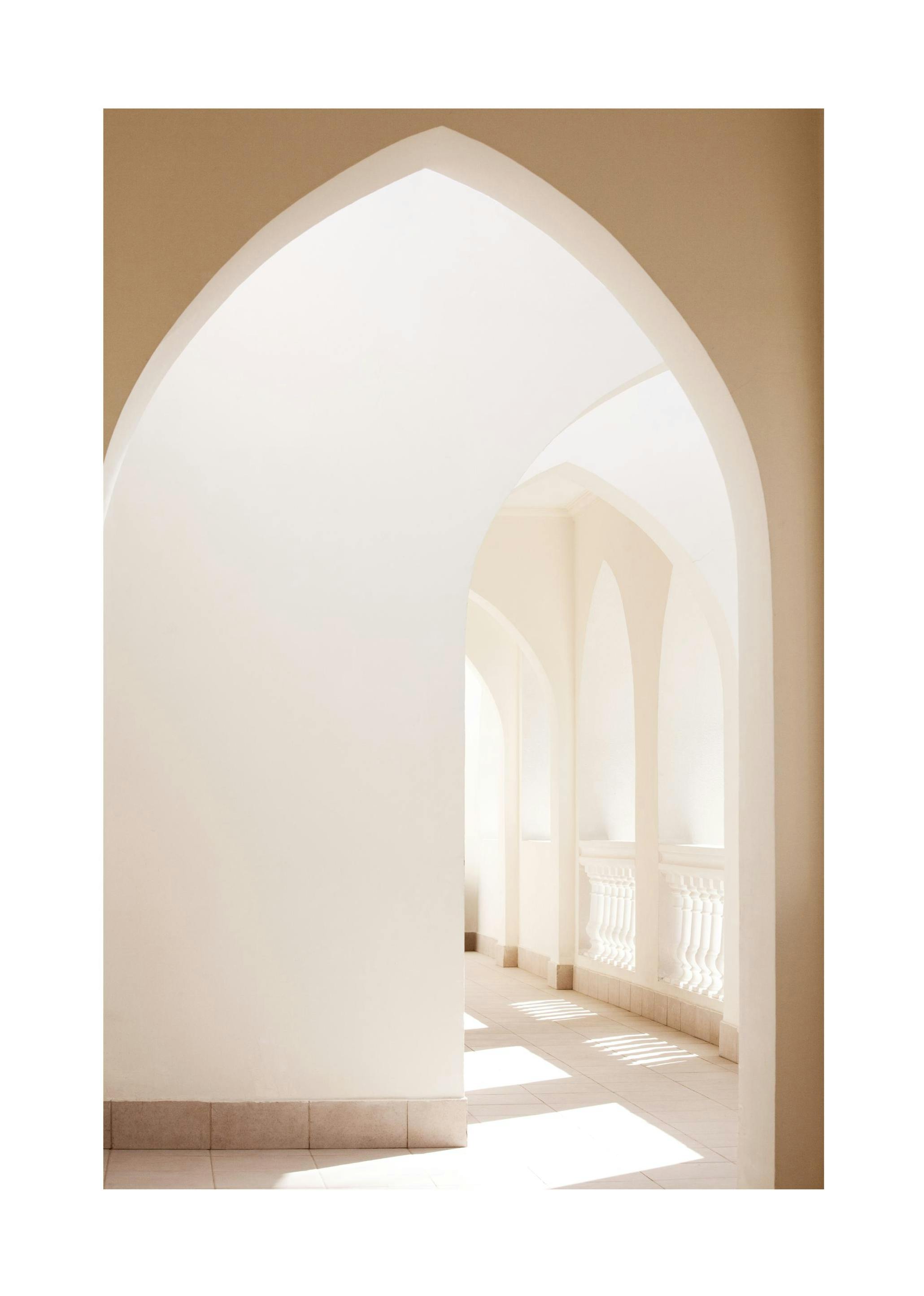 Prints - Beige Arches Print (50x70 cm) - Architecture posters