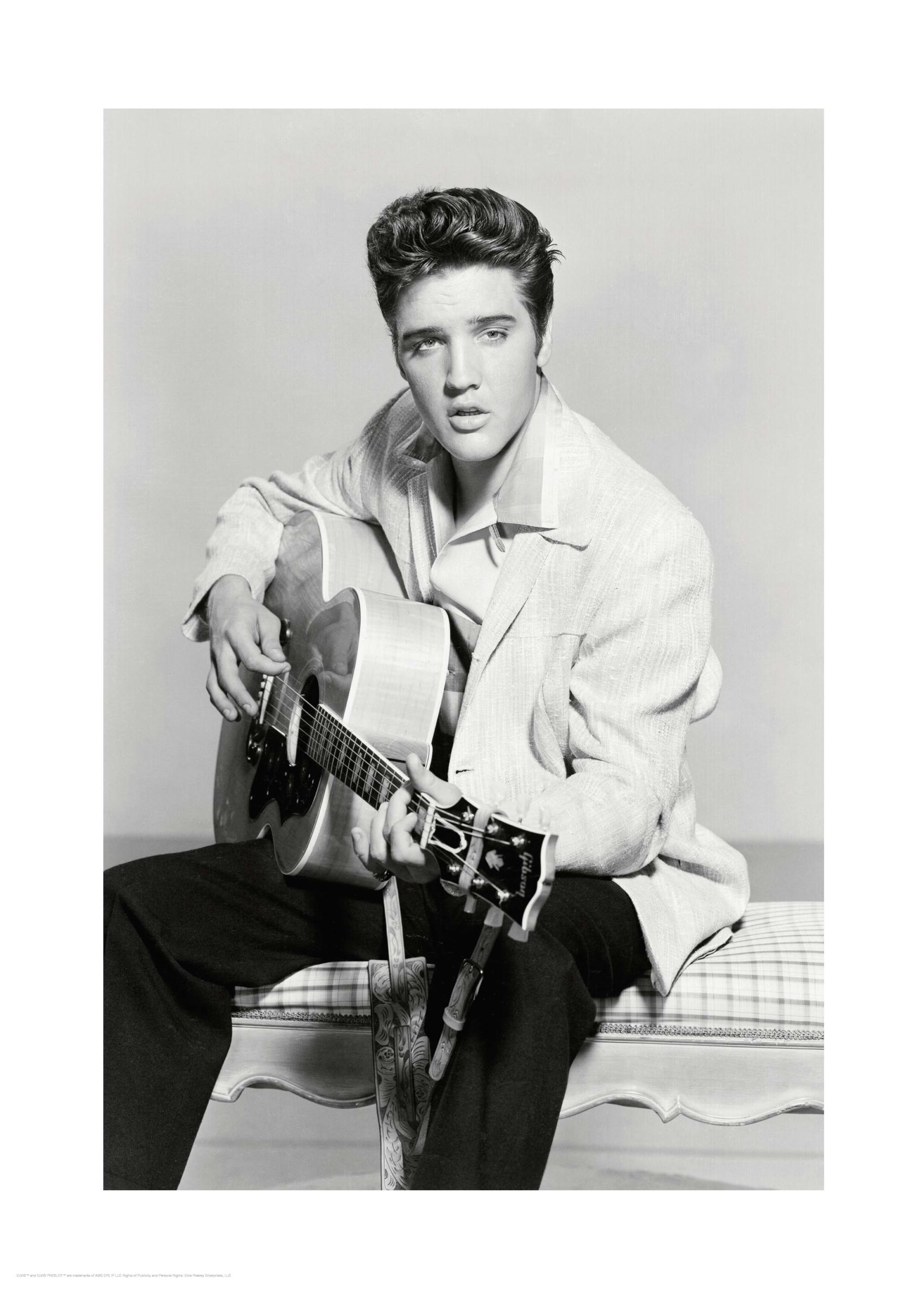 Elvis Presley Poster (30x40 cm) -  Ikonische Fotografien