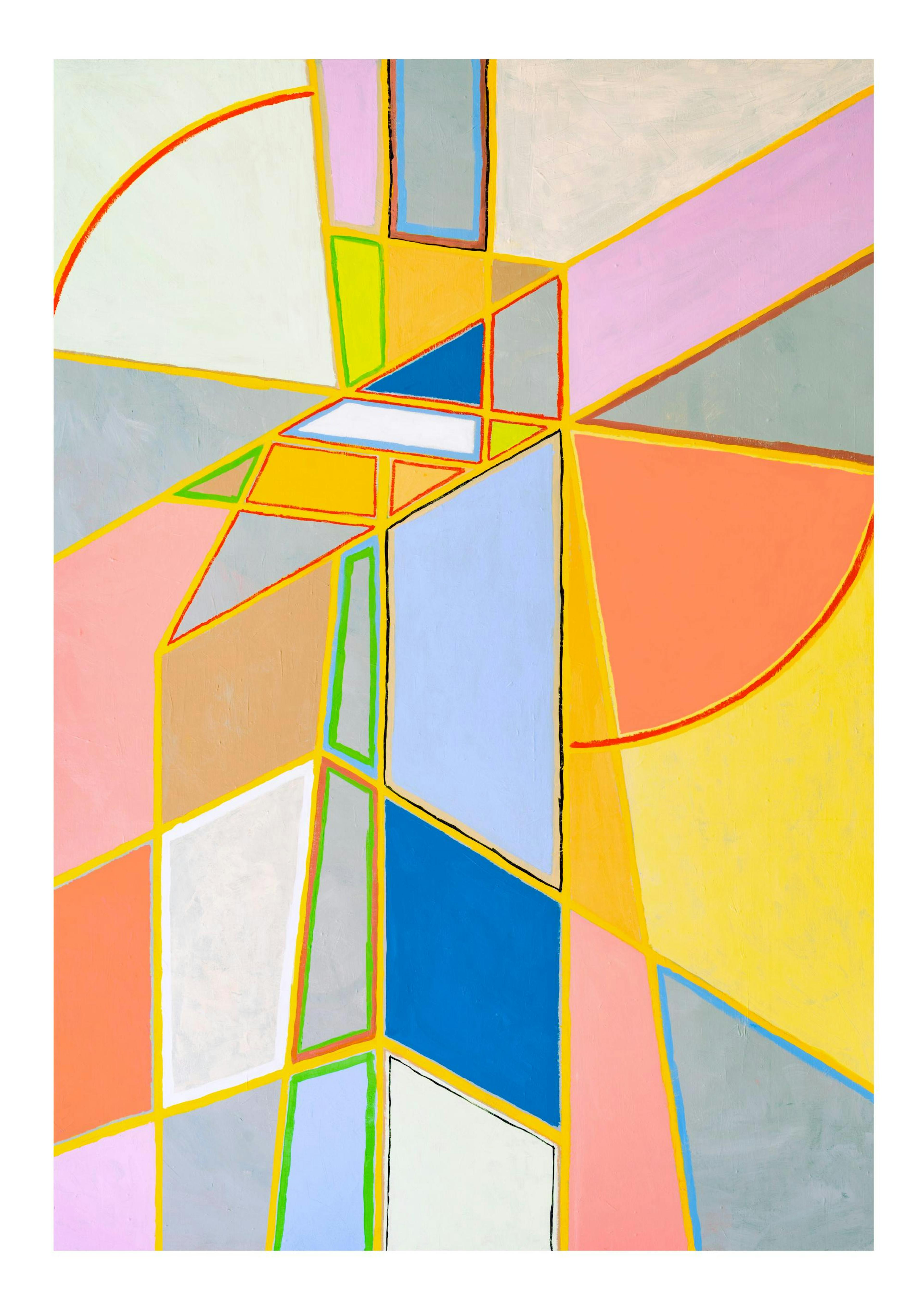 Color Block Painting No1 Print 0