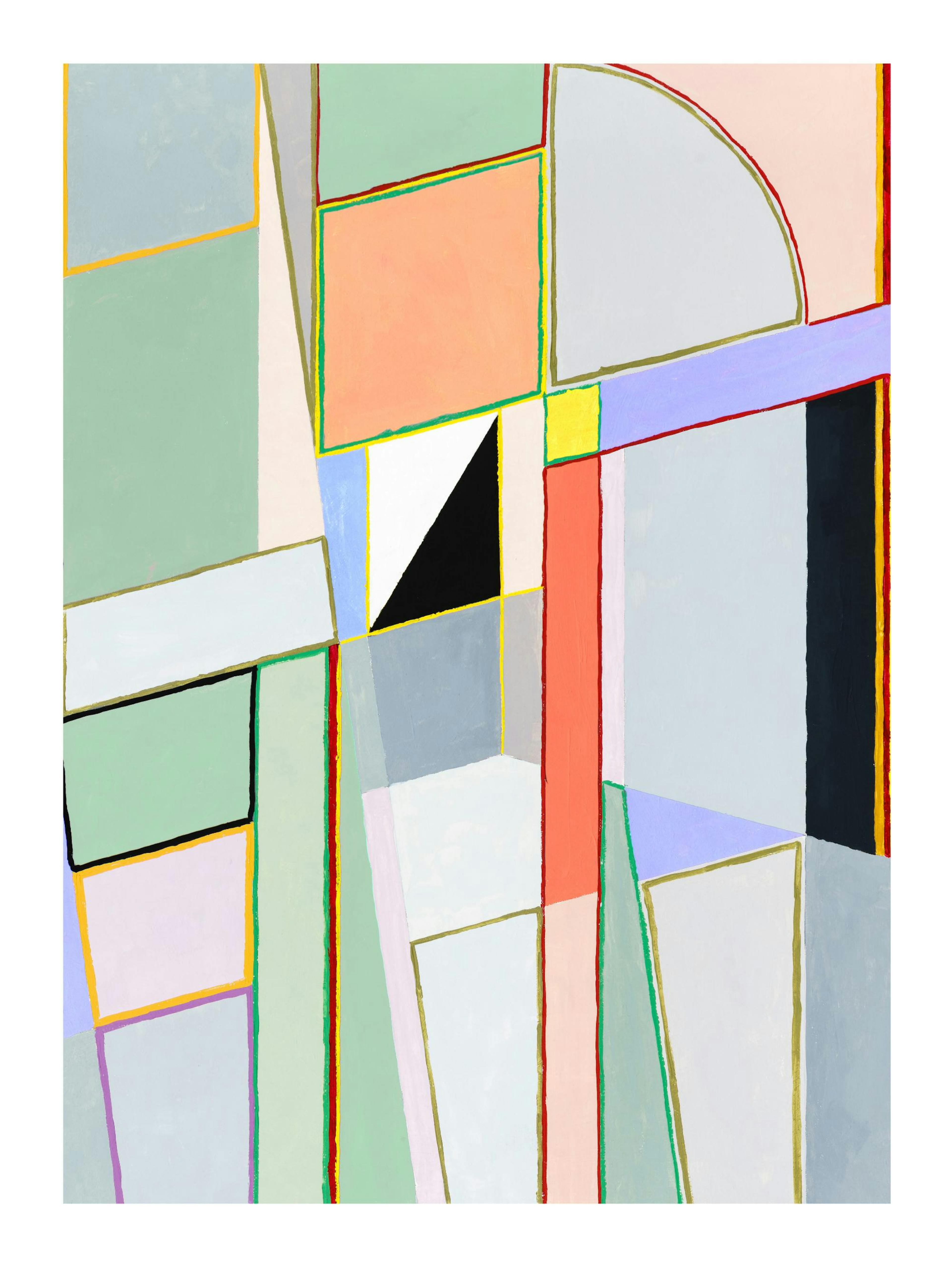 Color Block Painting No2 Poster 0