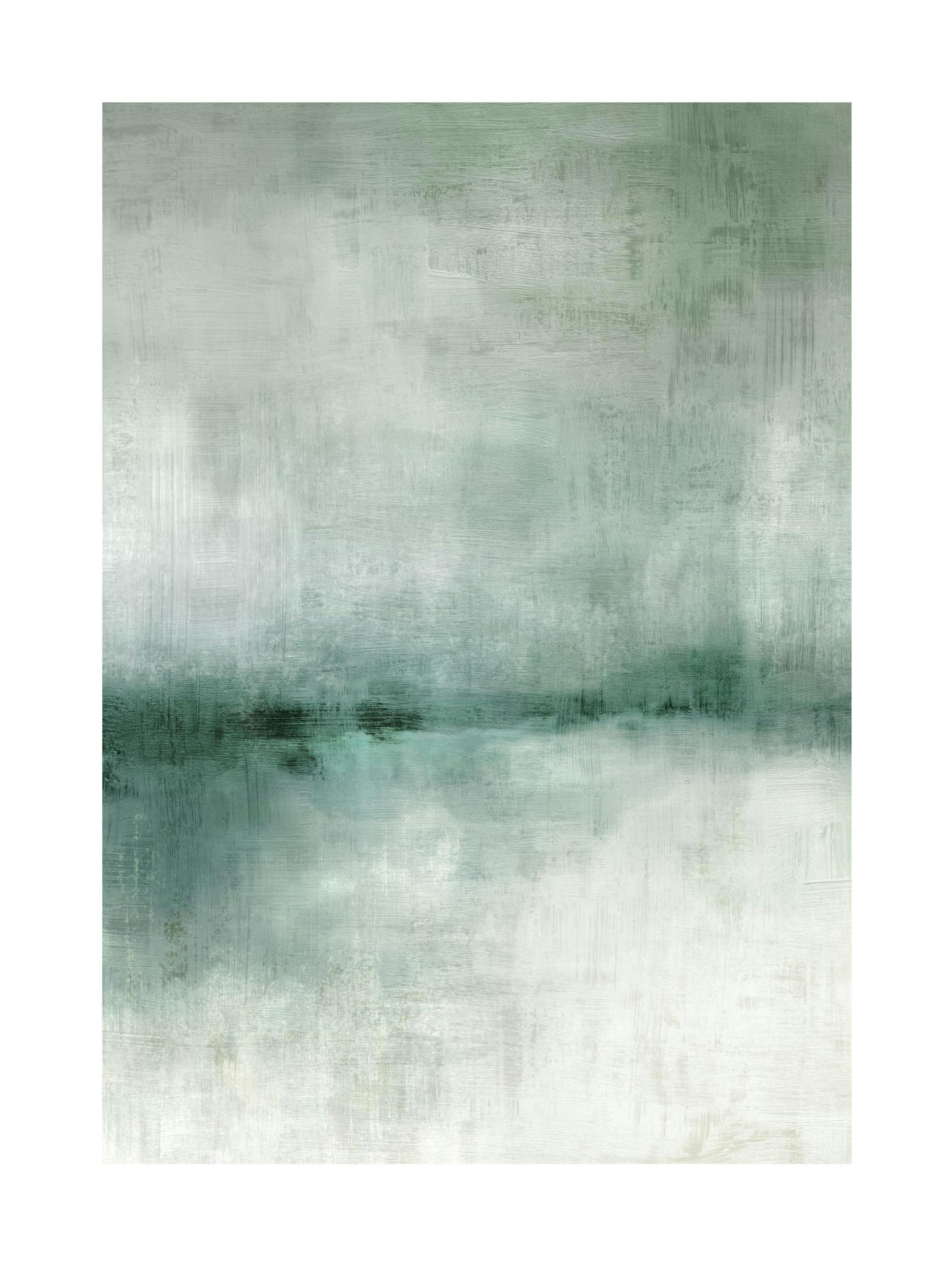 Abstract Scenery Green No2 Print