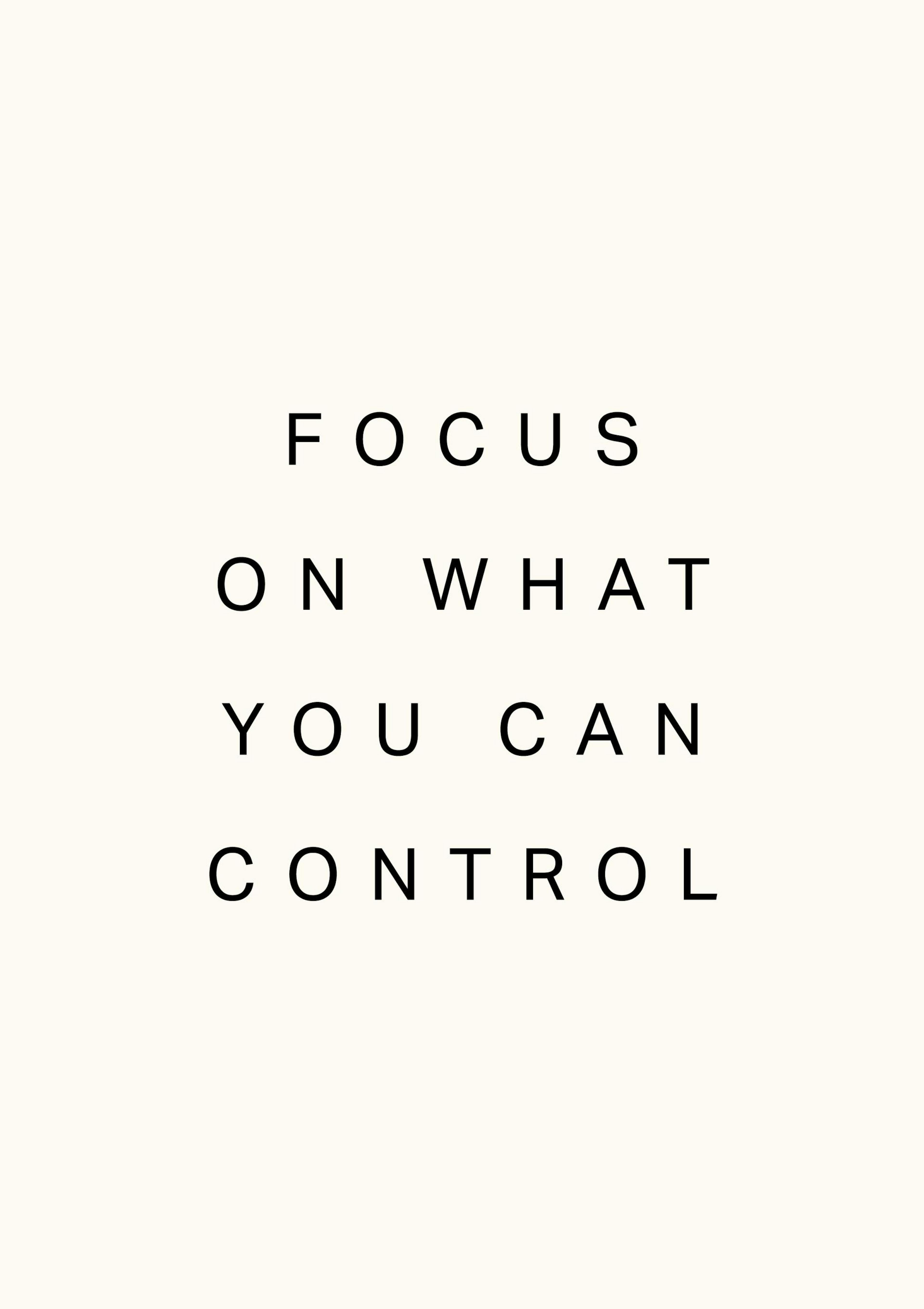 Focus Poster