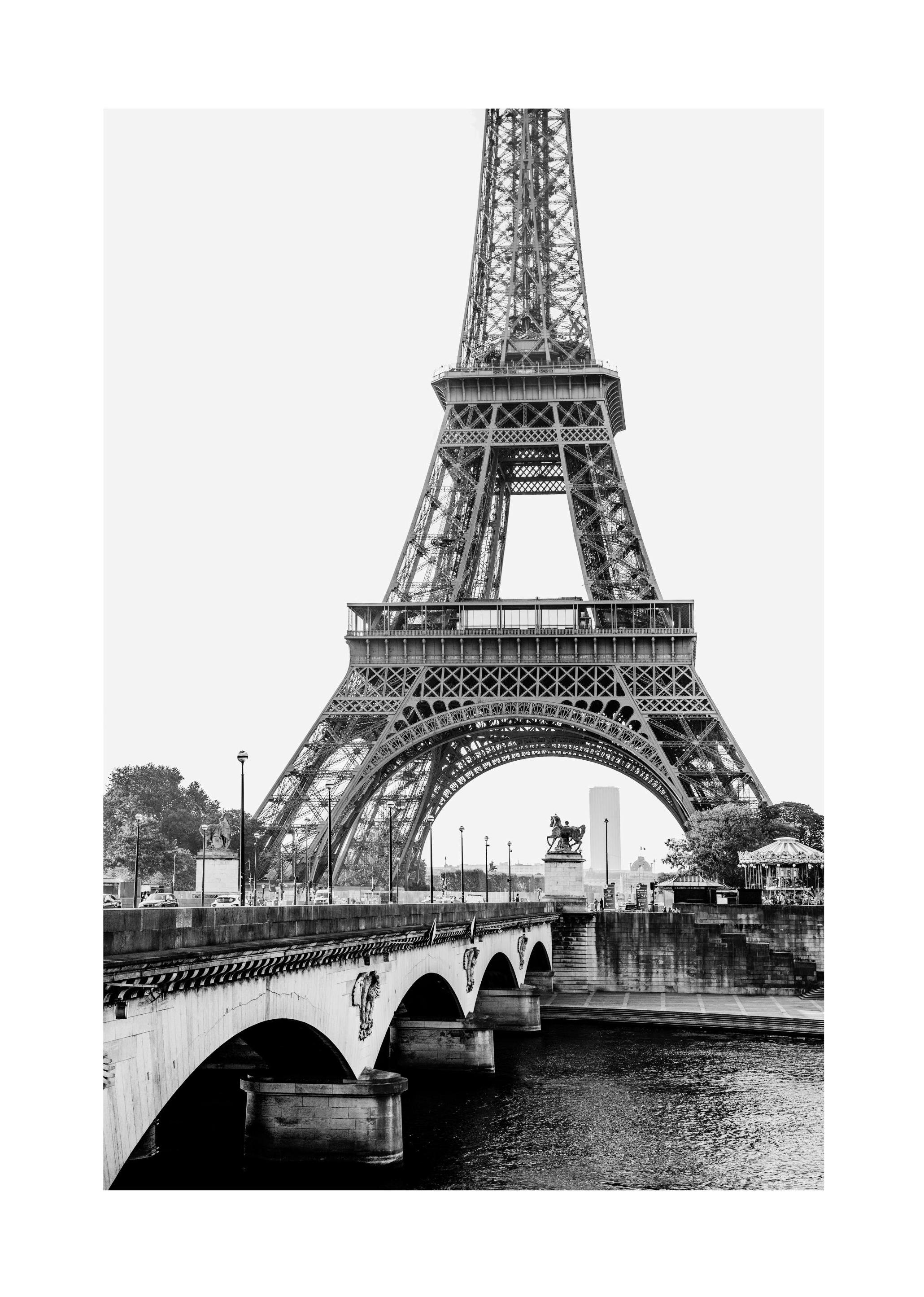 Prints - Eiffel Tower Jena Bridge Print (50x70 cm) - Paris prints