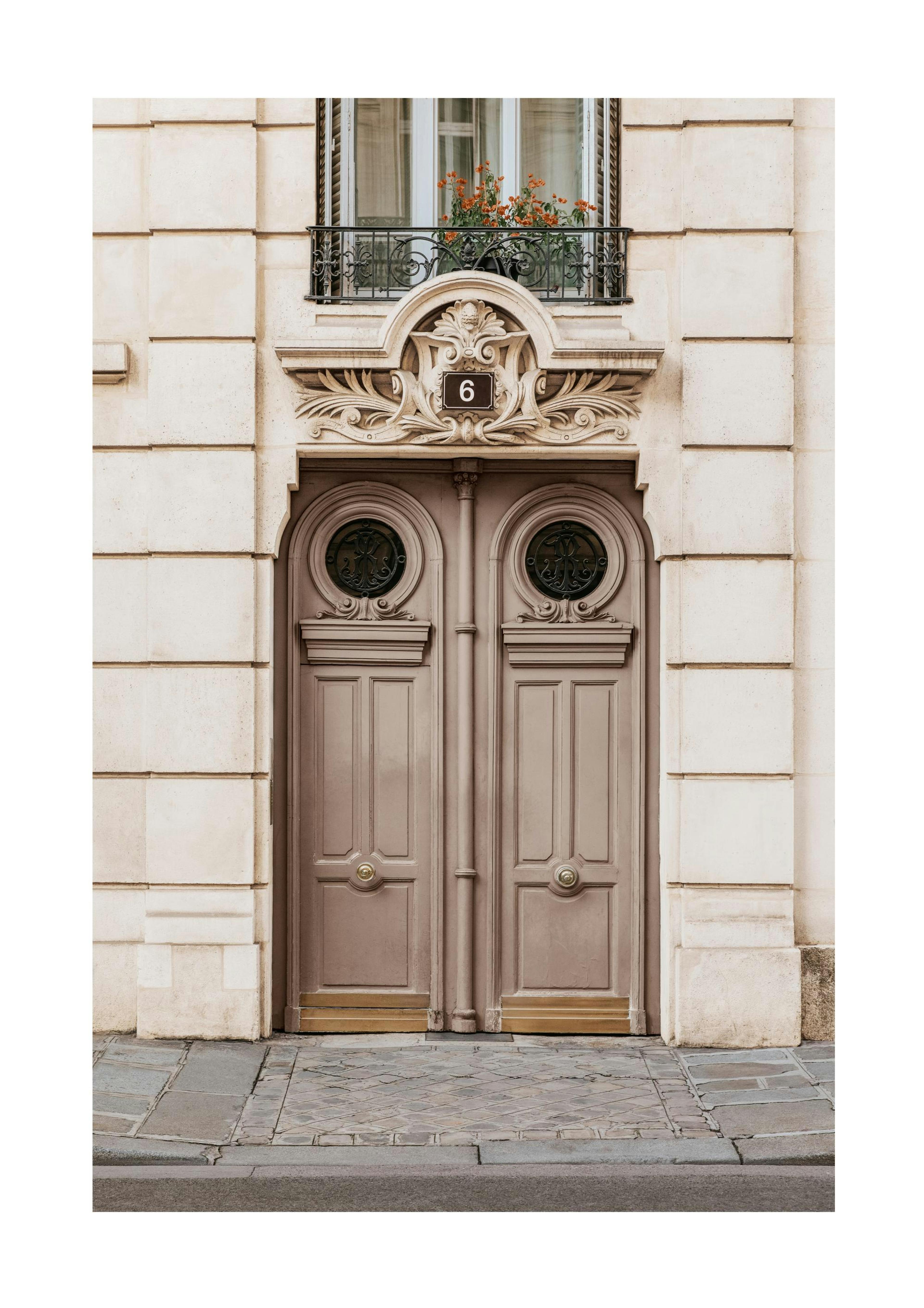 Beige Door Print 0