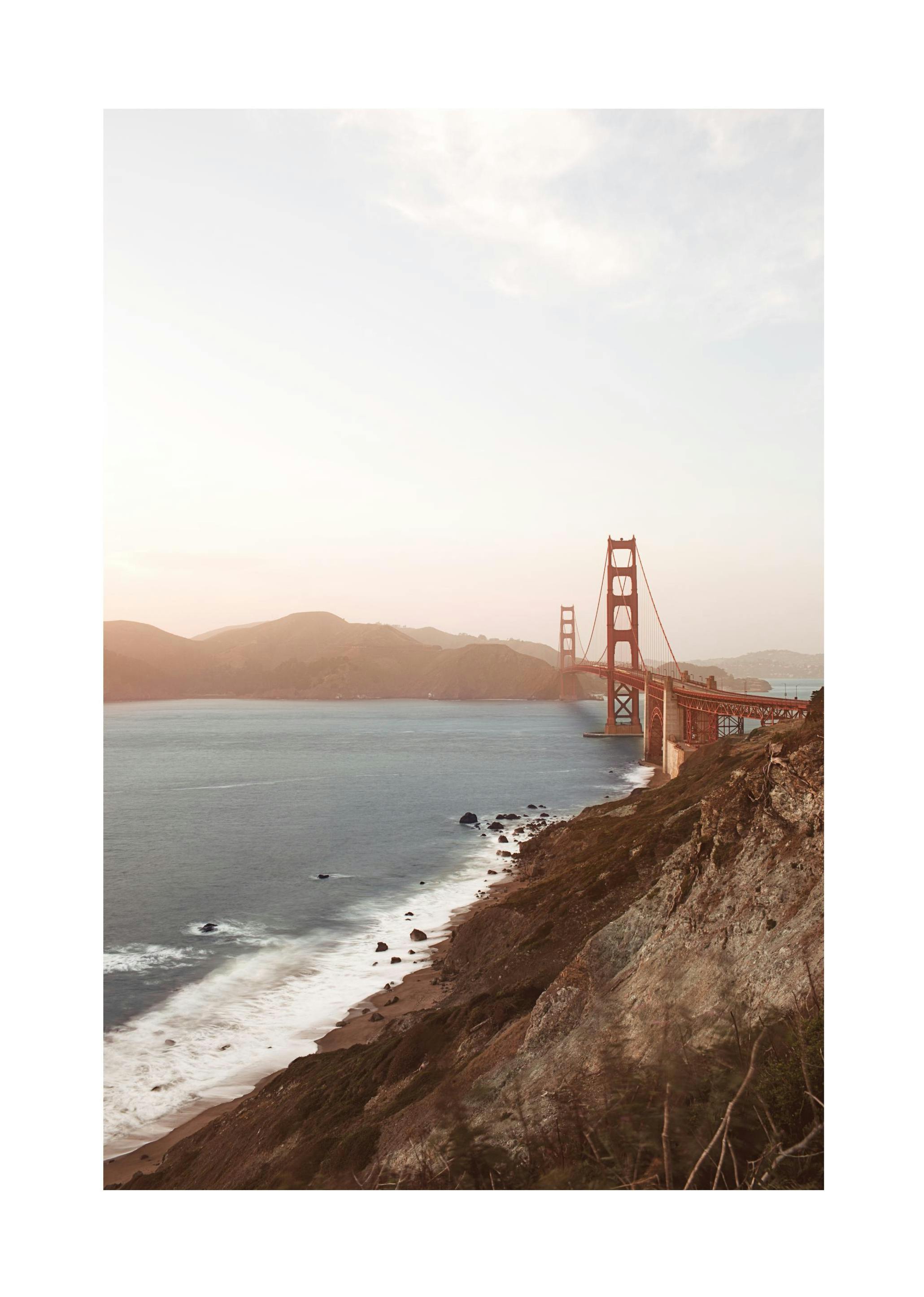 Prints - Golden Gate Print (30x40 cm) - Landscape prints