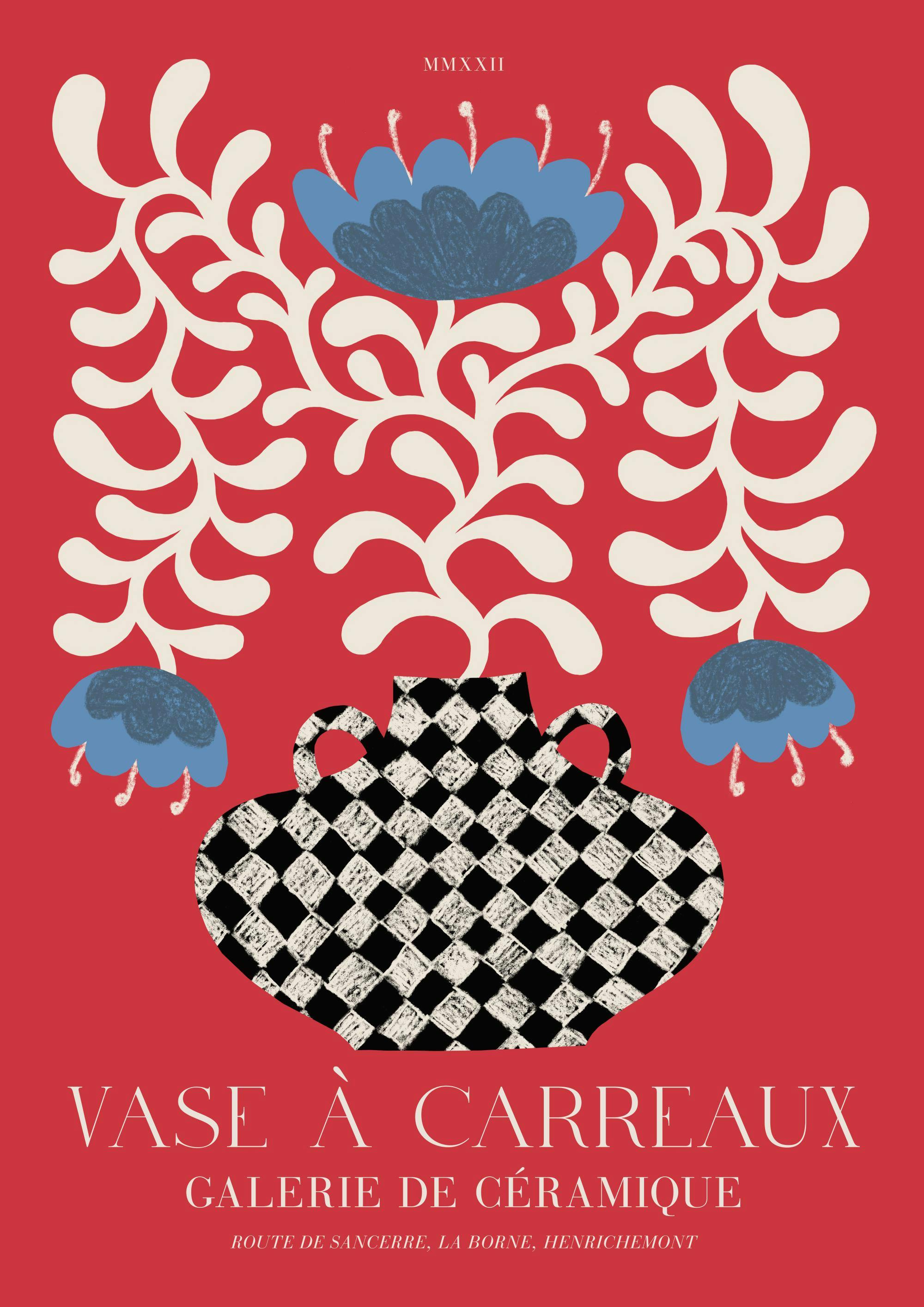 Vase à Carreaux No1 Poster 0