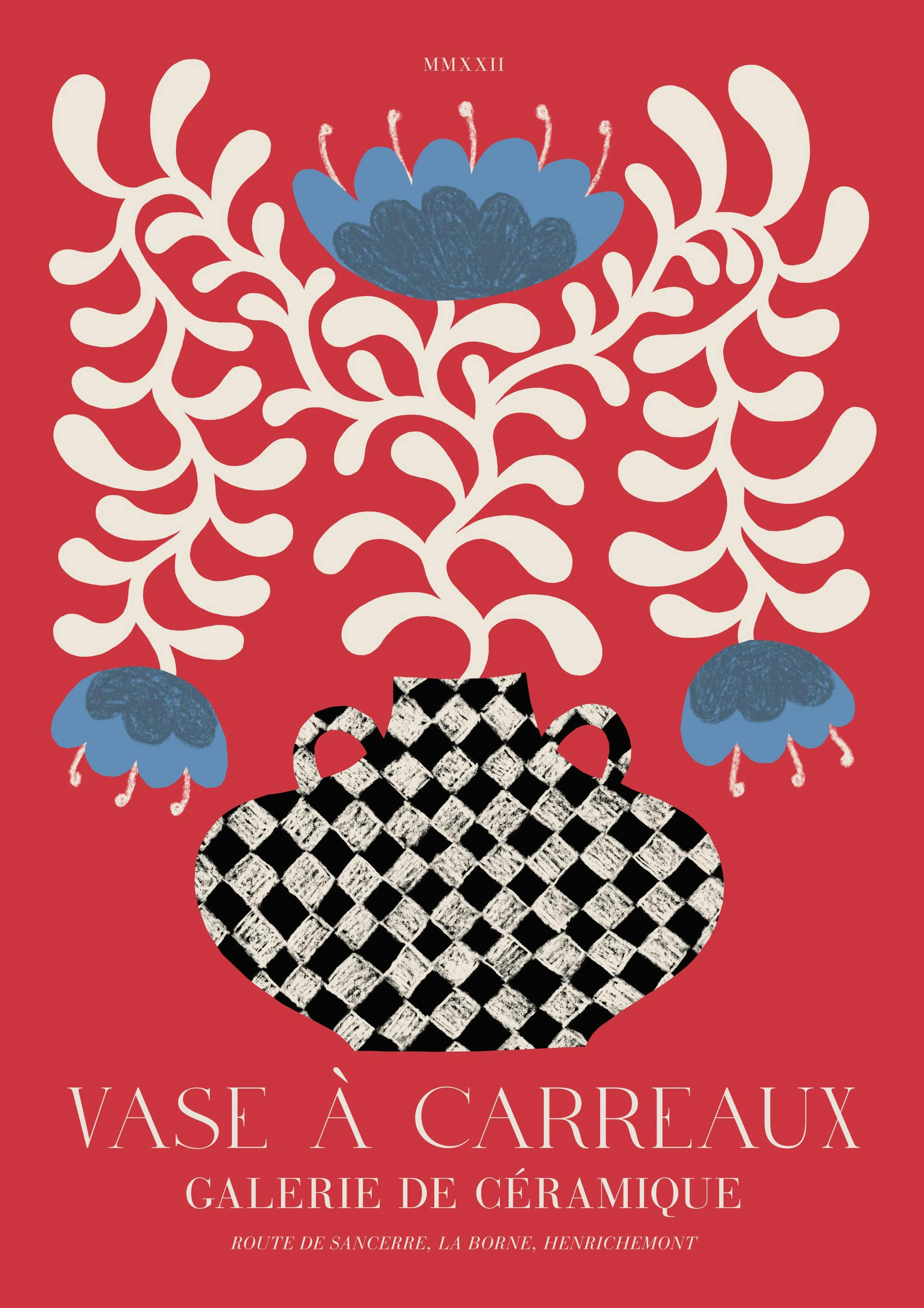 Vase à Carreaux No1 Affiche 0