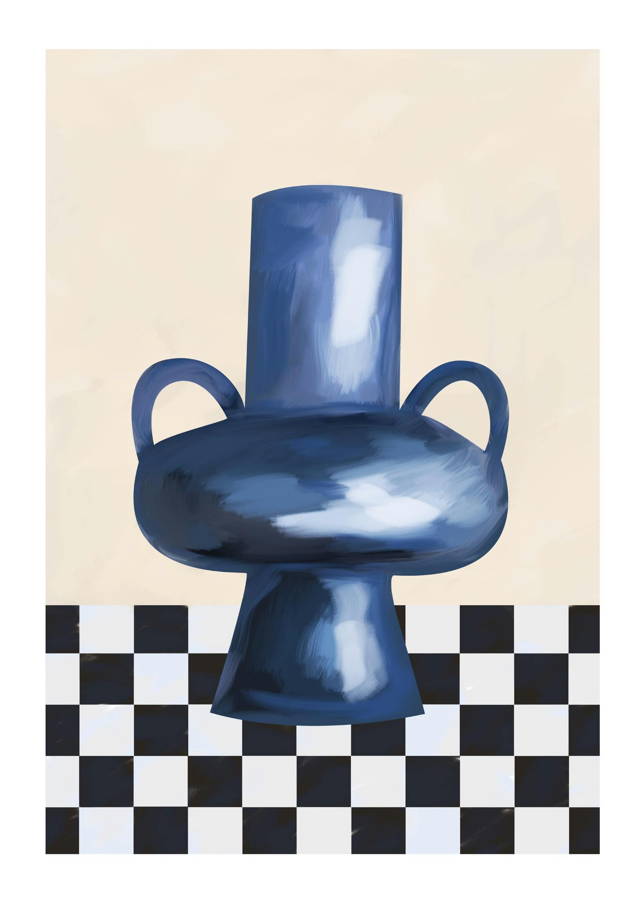 Chequer No1 Print (50x70 cm)