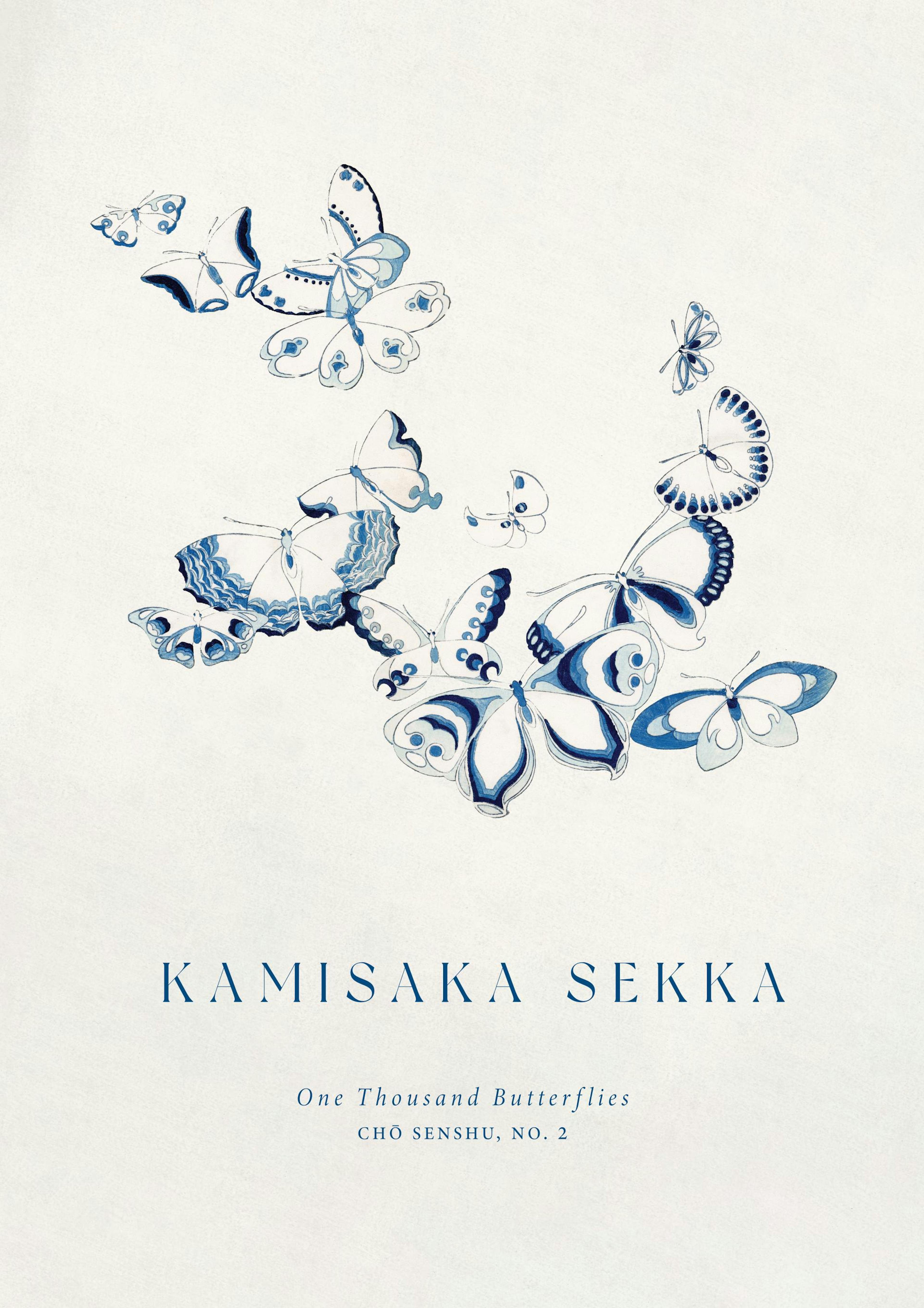 Kamisaka Sekka - One Thousand Butterflies, No. 2 Plakat 0