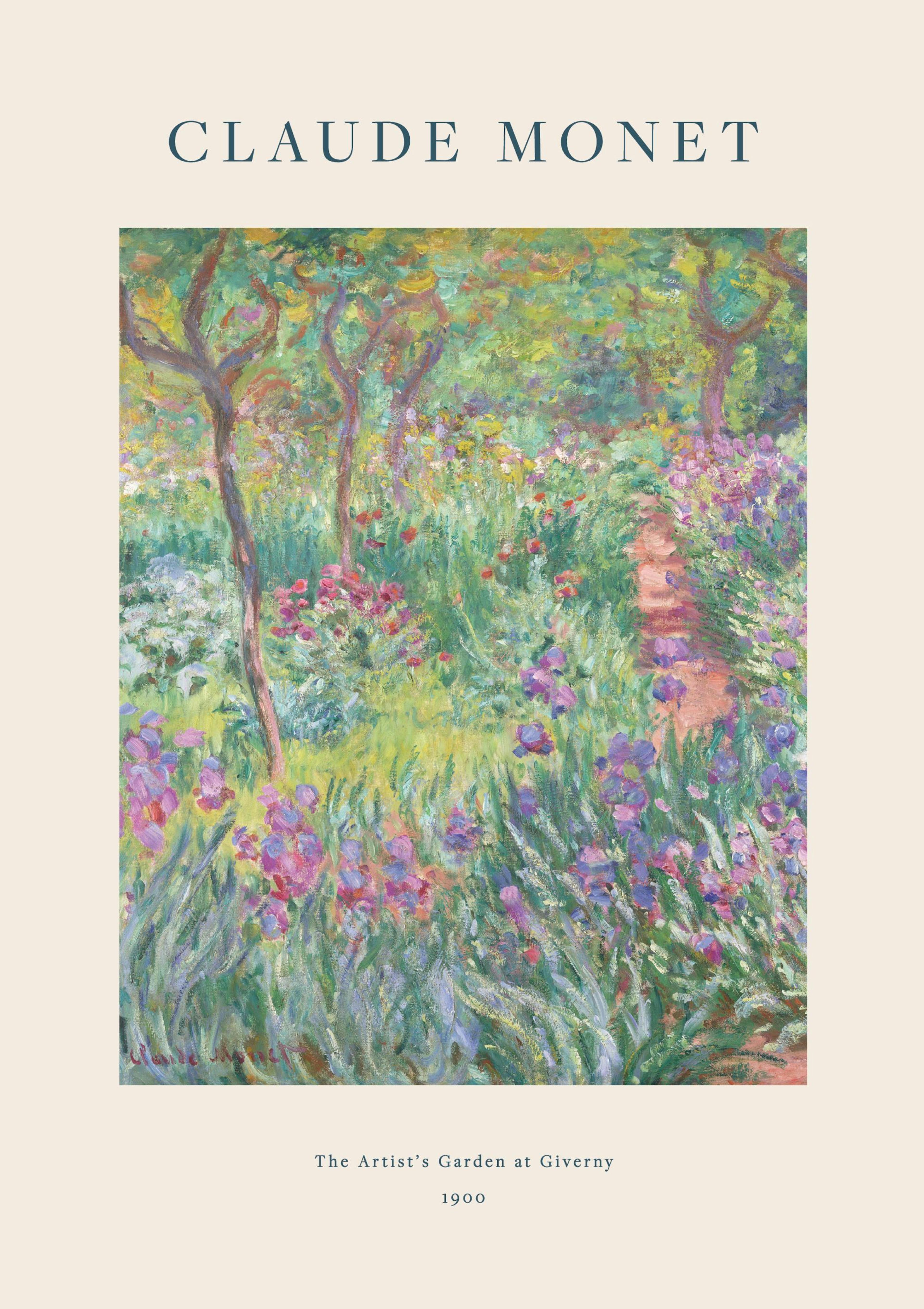 Monet - The Artist's Garden at Giverny Print