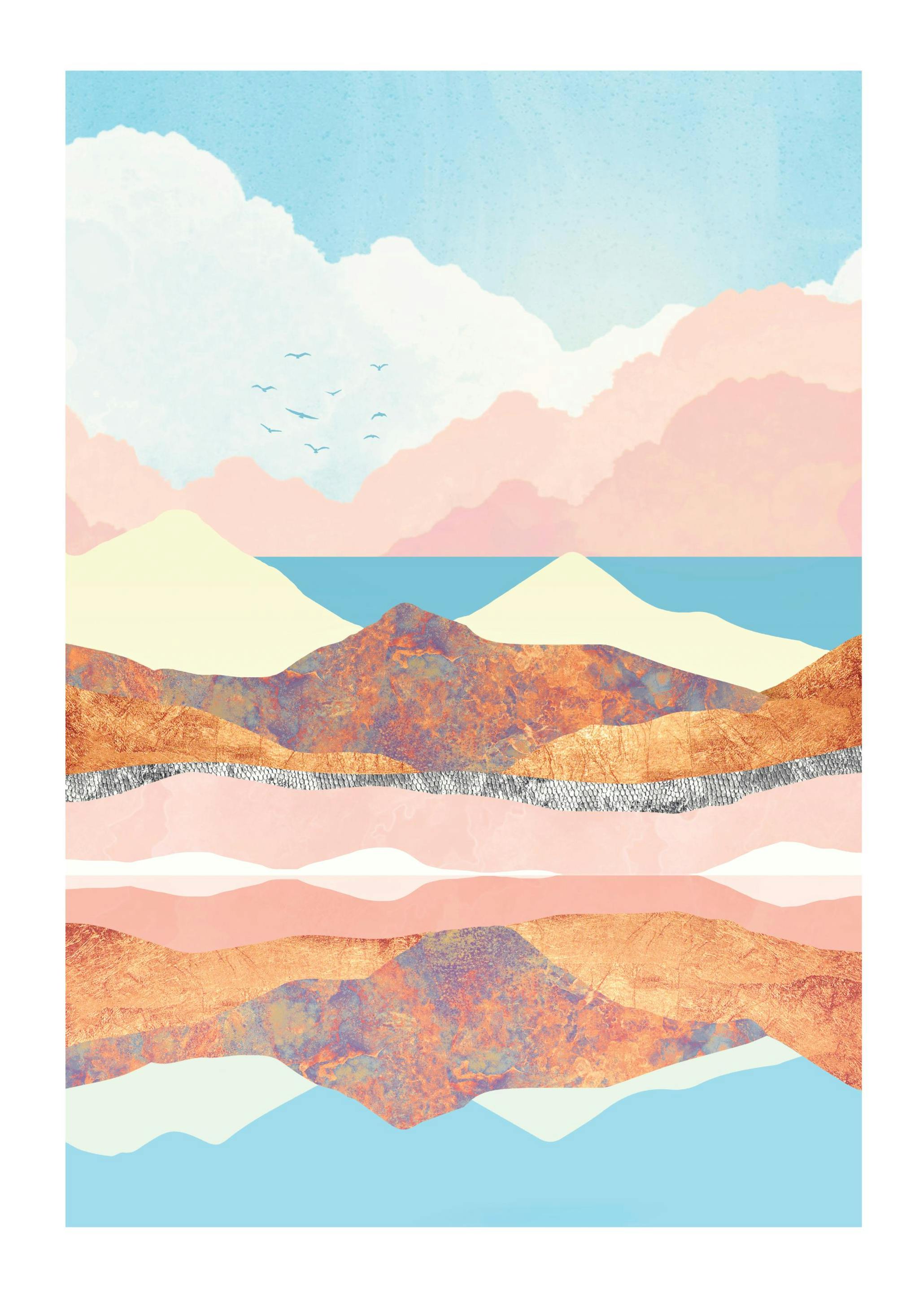 SpaceFrog Designs - Summers Day Plakat (50x70 cm)- SpaceFrog Designs