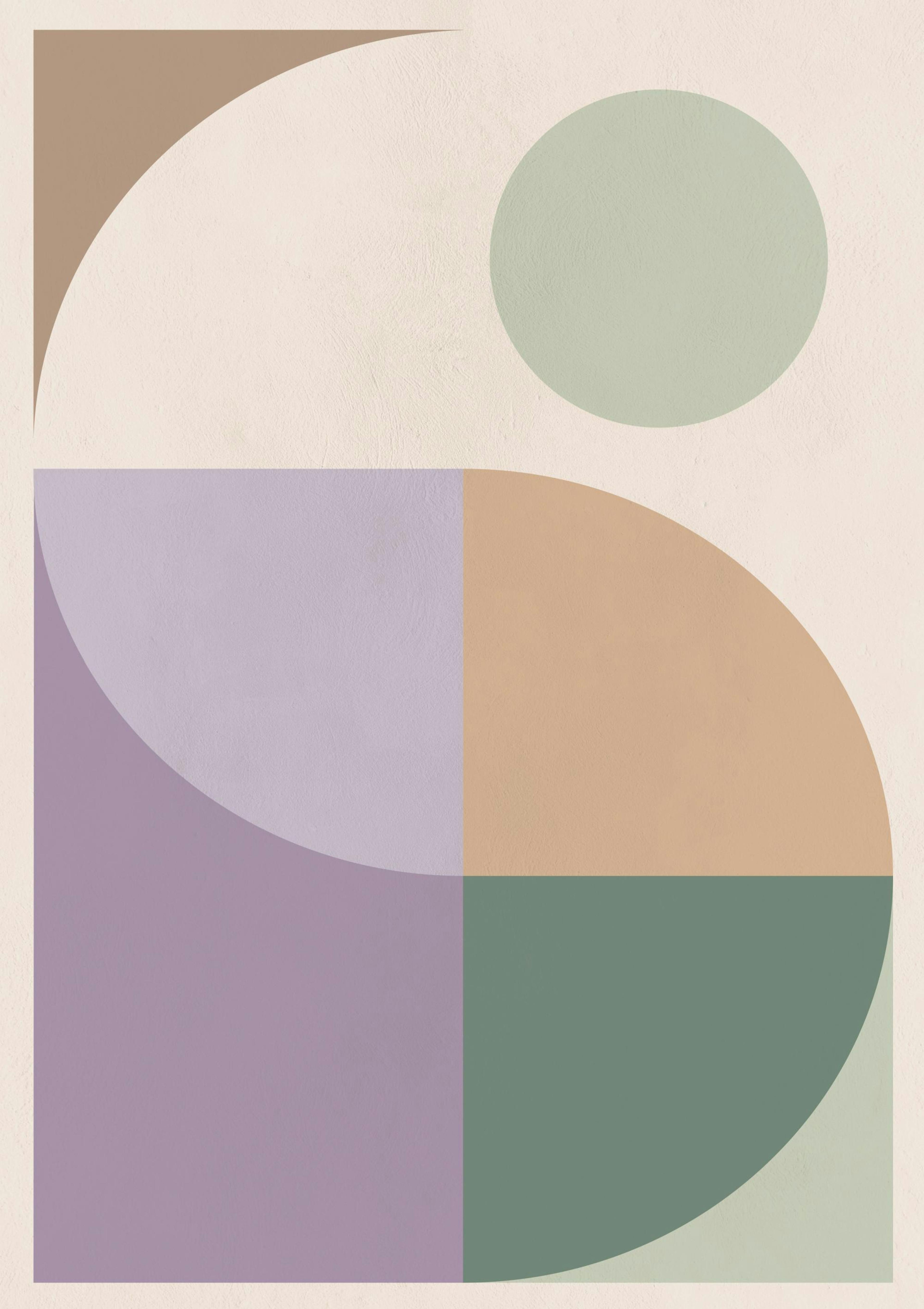Colorful Shapes No2 Print
