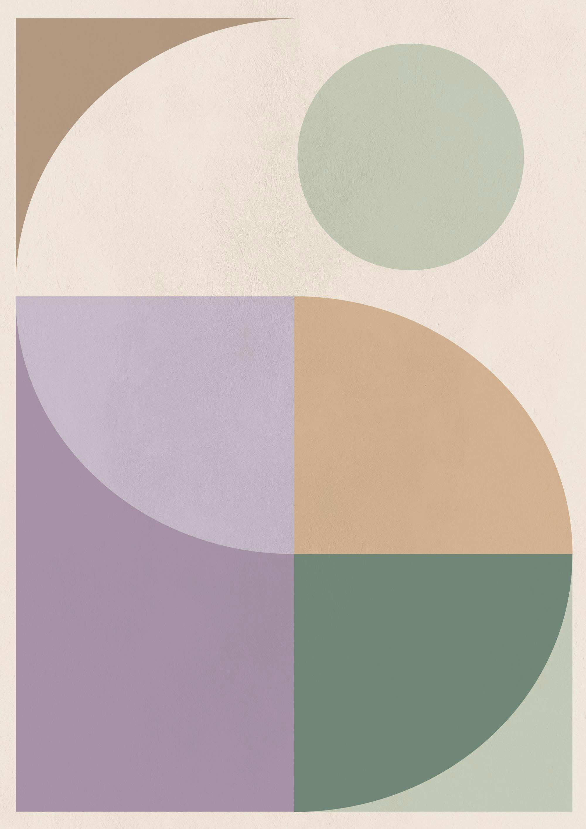 Colorful Shapes No2 Poster 0